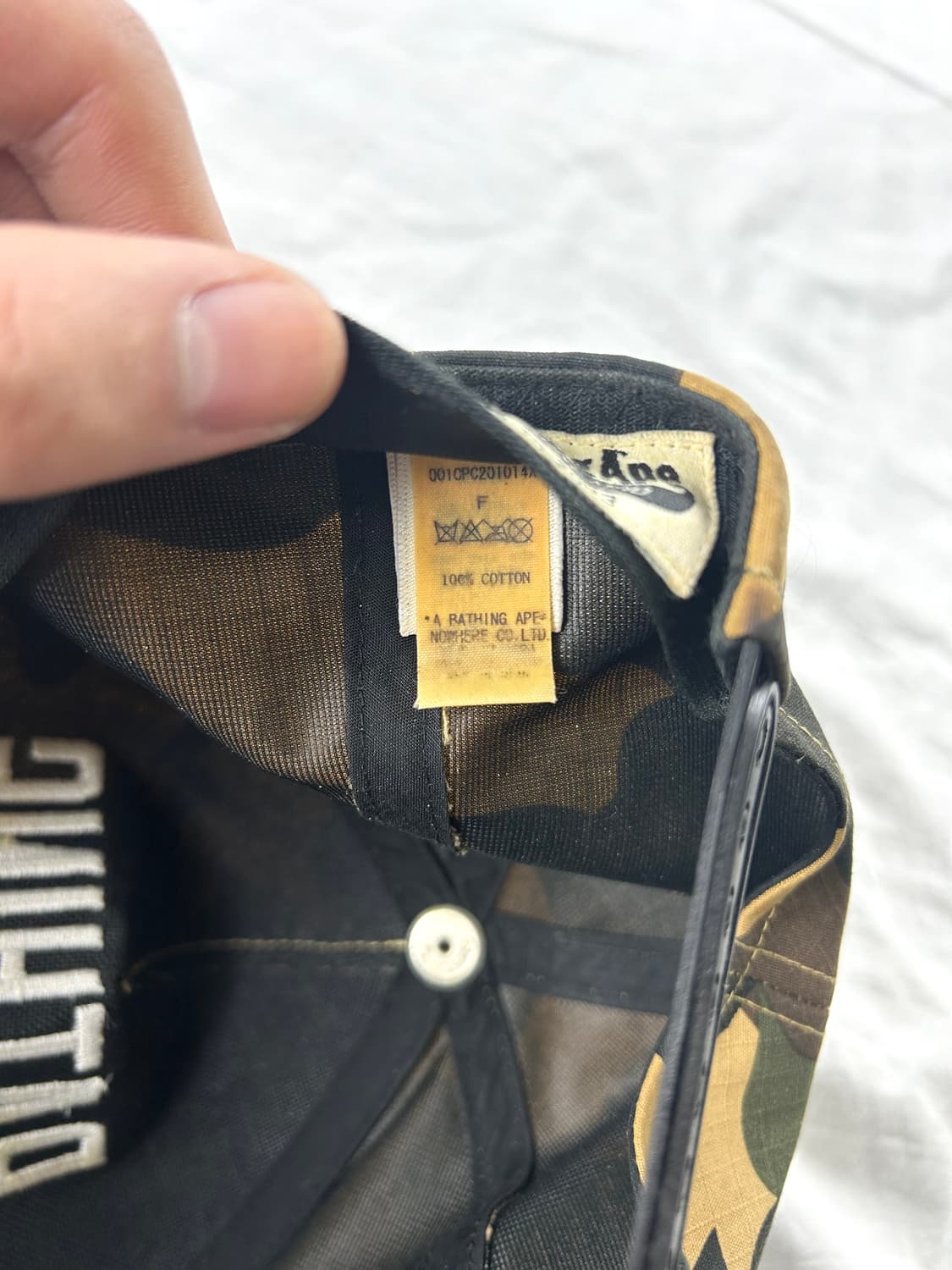 베이프 퍼스트 카모 OG 캡 상품이미지6