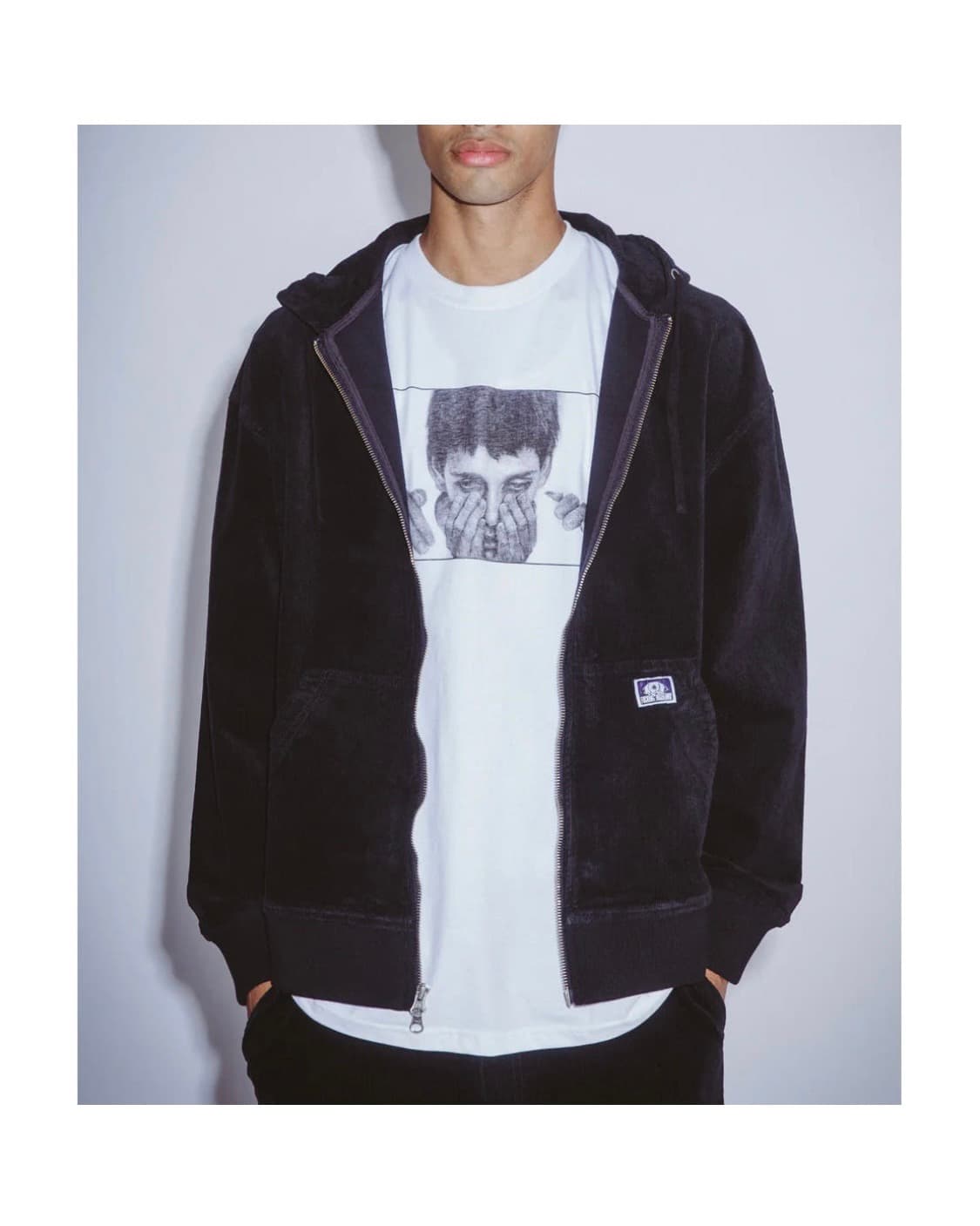 퍼킹어썸 코듀로이 후드집업 m 상품이미지2