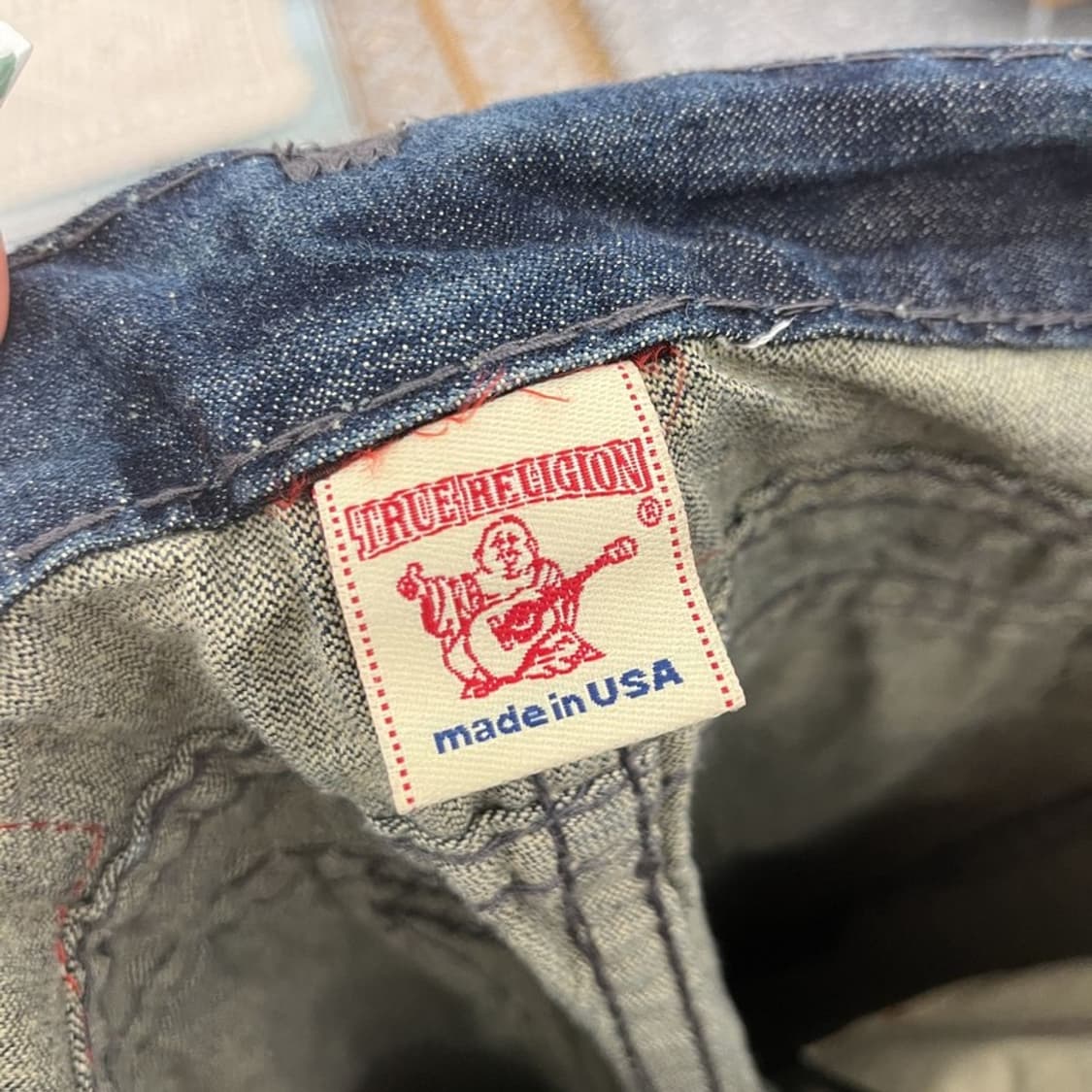 트루릴리전 조이슈퍼티 Y2K 레트로 부츠컷 데님팬츠 32인치 C11047 상품이미지6