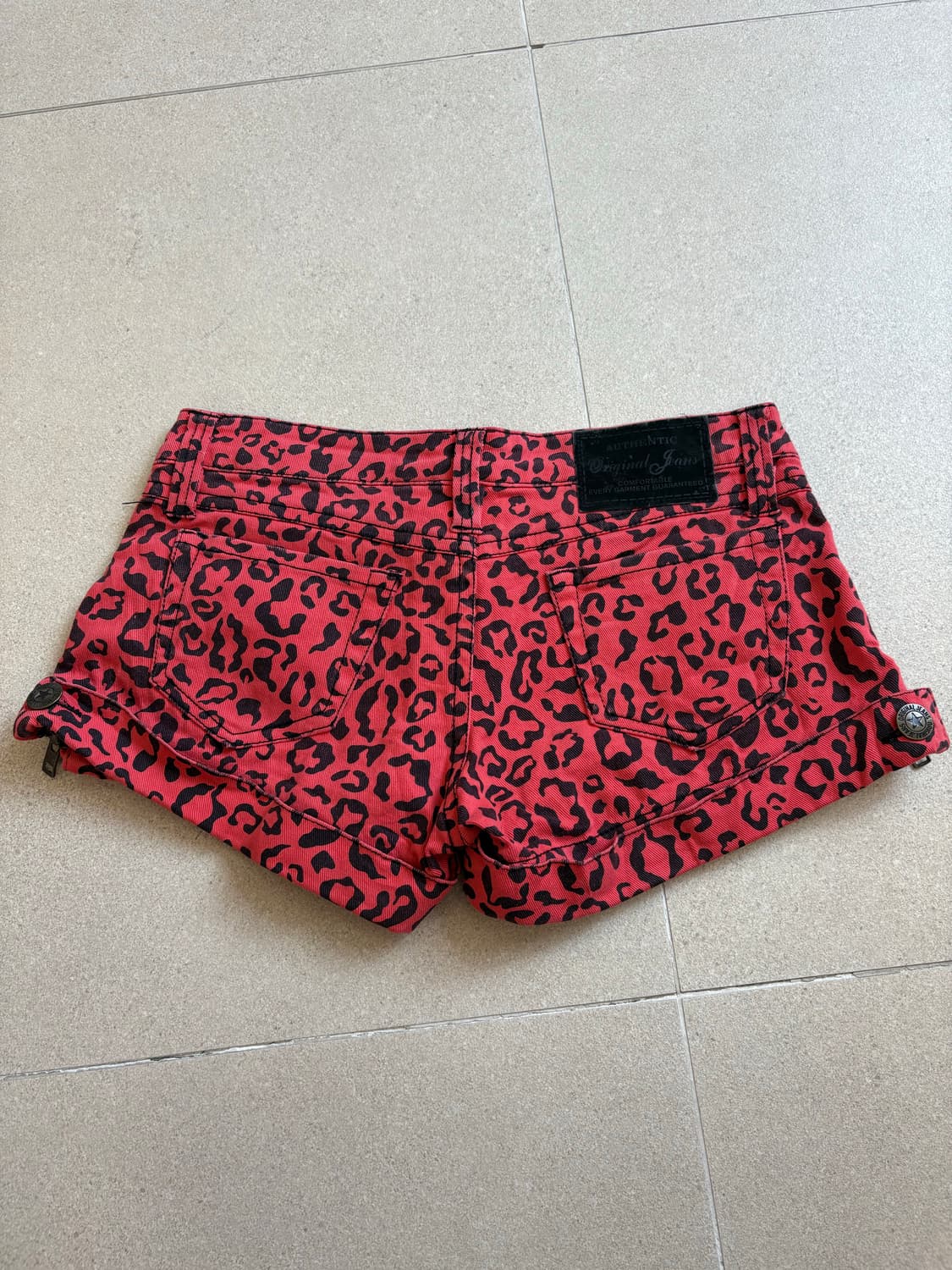레드 호피 반바지 상품이미지6
