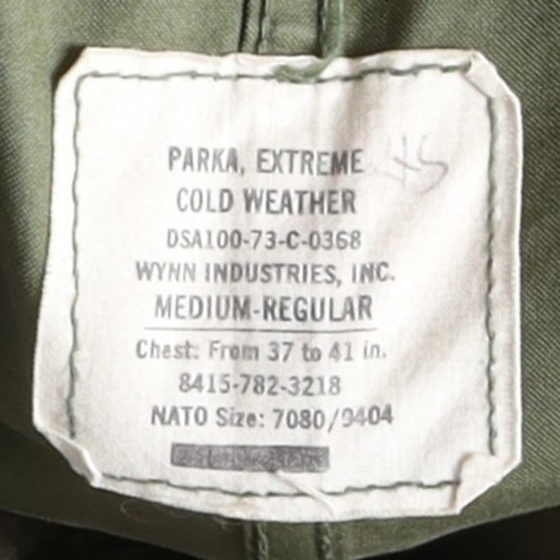 미군 오리지널 US Army M-65 Fishtail Parka 
 상품이미지8