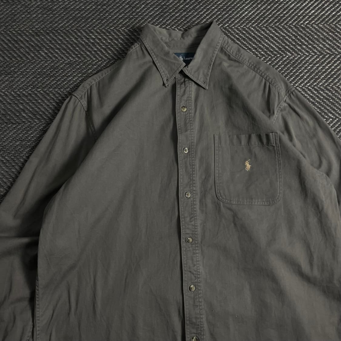 폴로 랄프로렌 포니 박시핏 카키 셔츠o 3817 상품이미지4