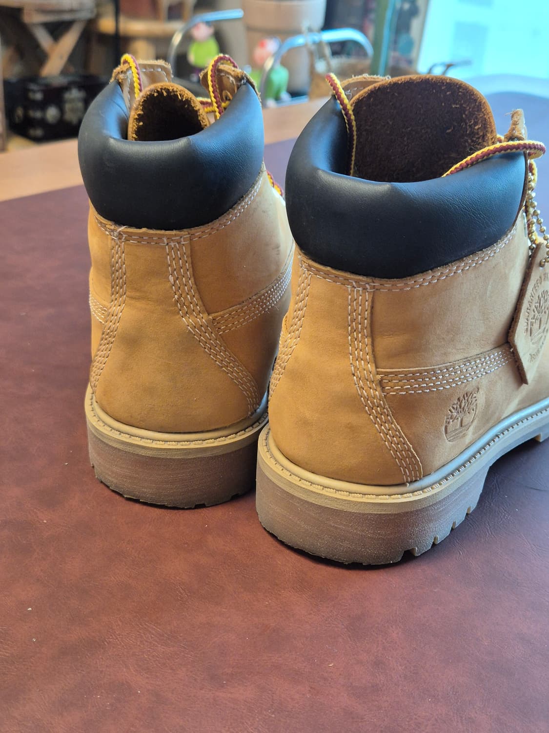 실착용1회  225-230  팀버랜드 6인치 프리미엄 부츠  상품이미지4