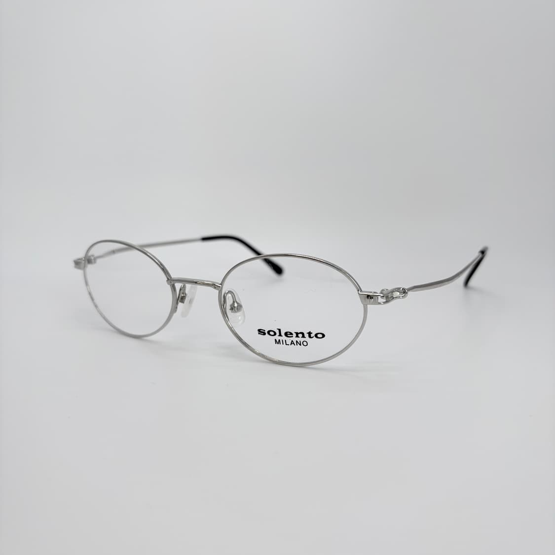 SOLENTO 실버 오벌 빈티지 안경 상품이미지1