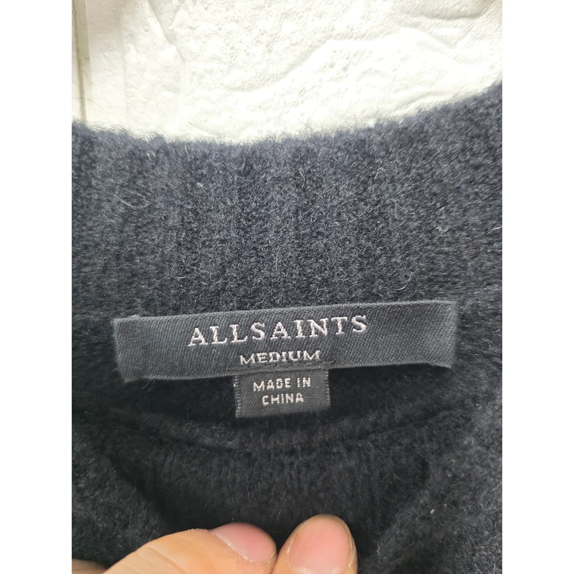 택포) 20s 올세인츠 블랙 니트 M 상품이미지2