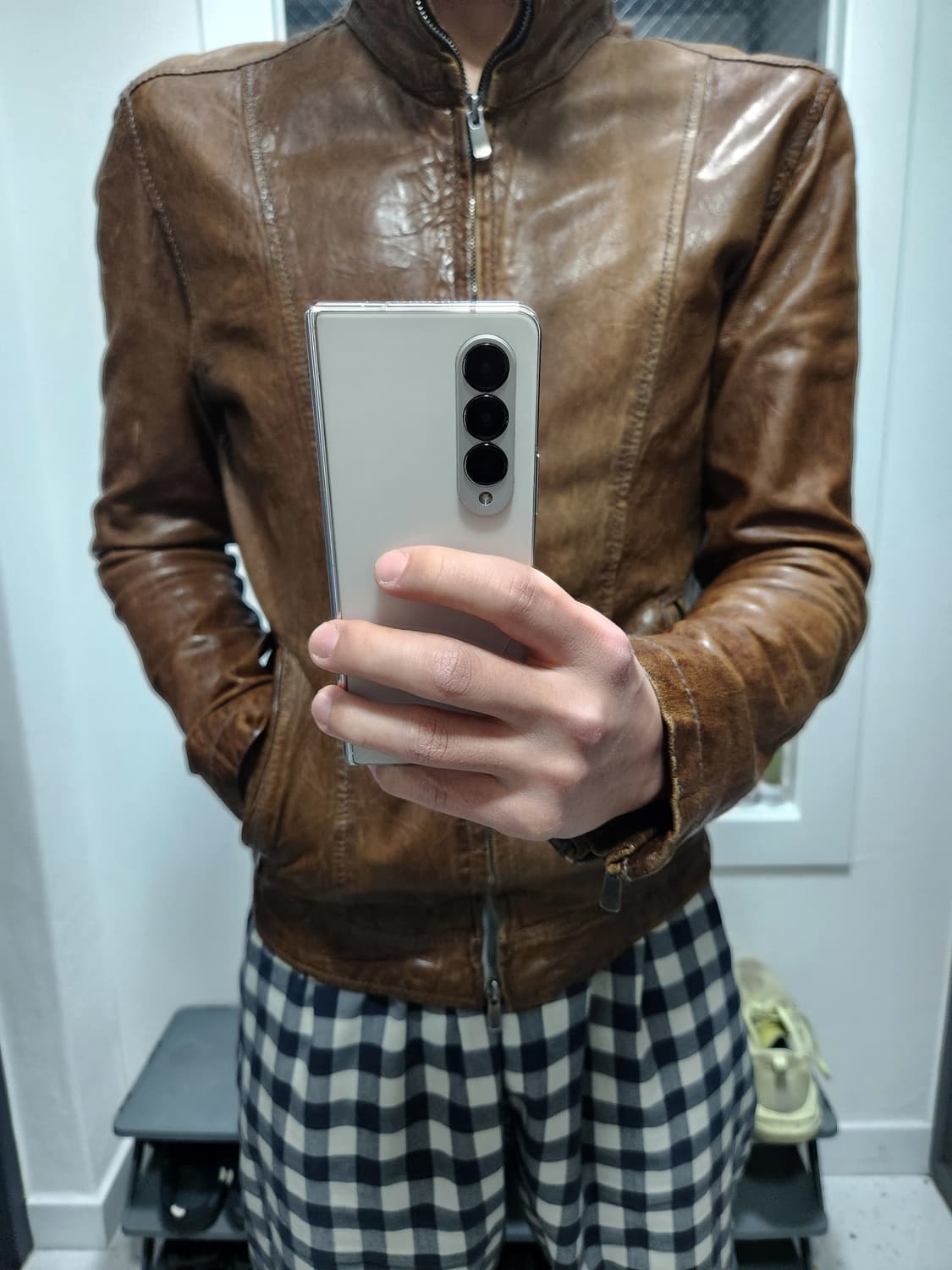 Luva tram Leather Jacket 상품이미지8