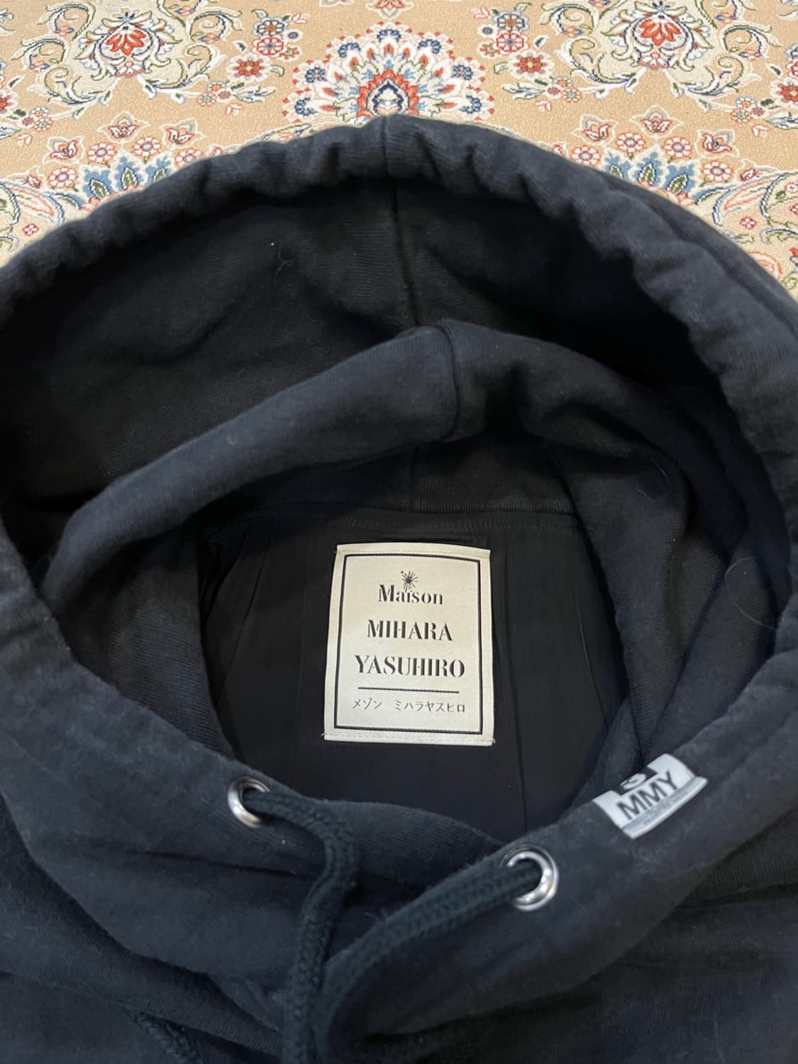 미하라야스히로 20-21aw 레이어드 후드 원피스 상품이미지4