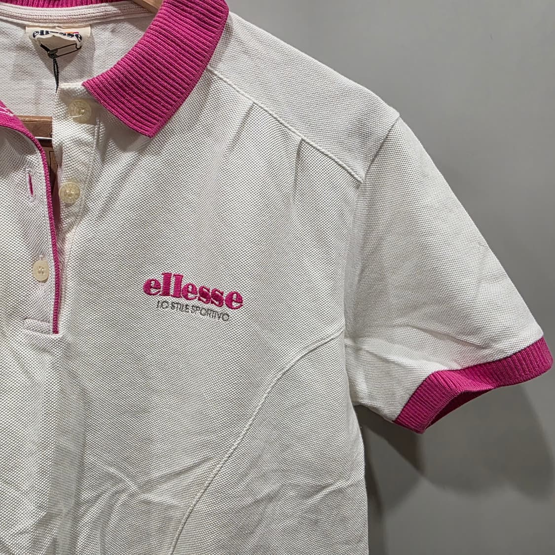 엘레쎄(ellesse) 빈티지 크롭 카라 셔츠 상품이미지3