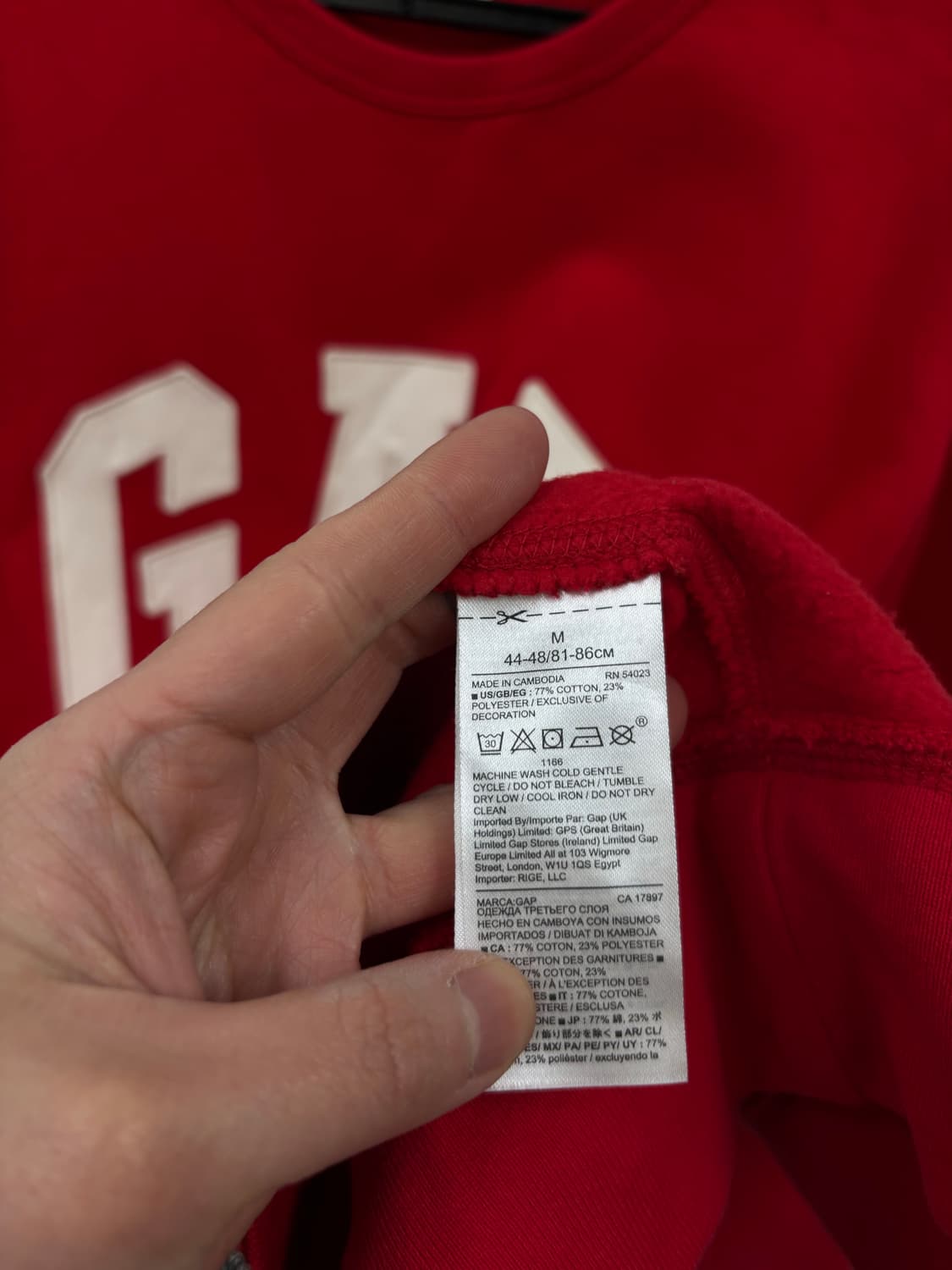 갭 맨투맨 상품이미지5