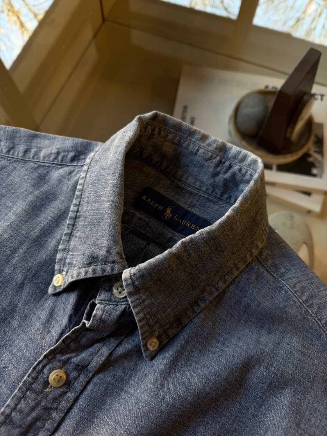 폴로 랄프로렌 샴브레이 셔츠 100 상품이미지8