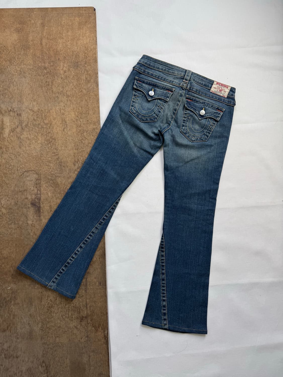 truereligion 트루릴리젼 조이 로우 라이즈 부츠컷 팬츠 상품이미지3