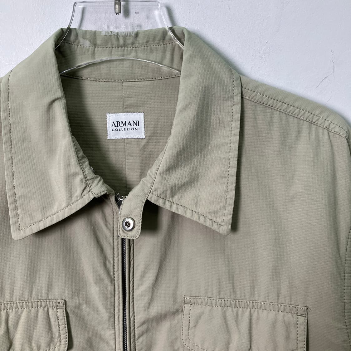 아르마니 콜레지오니 베이지 집업 자켓 50 상품이미지4
