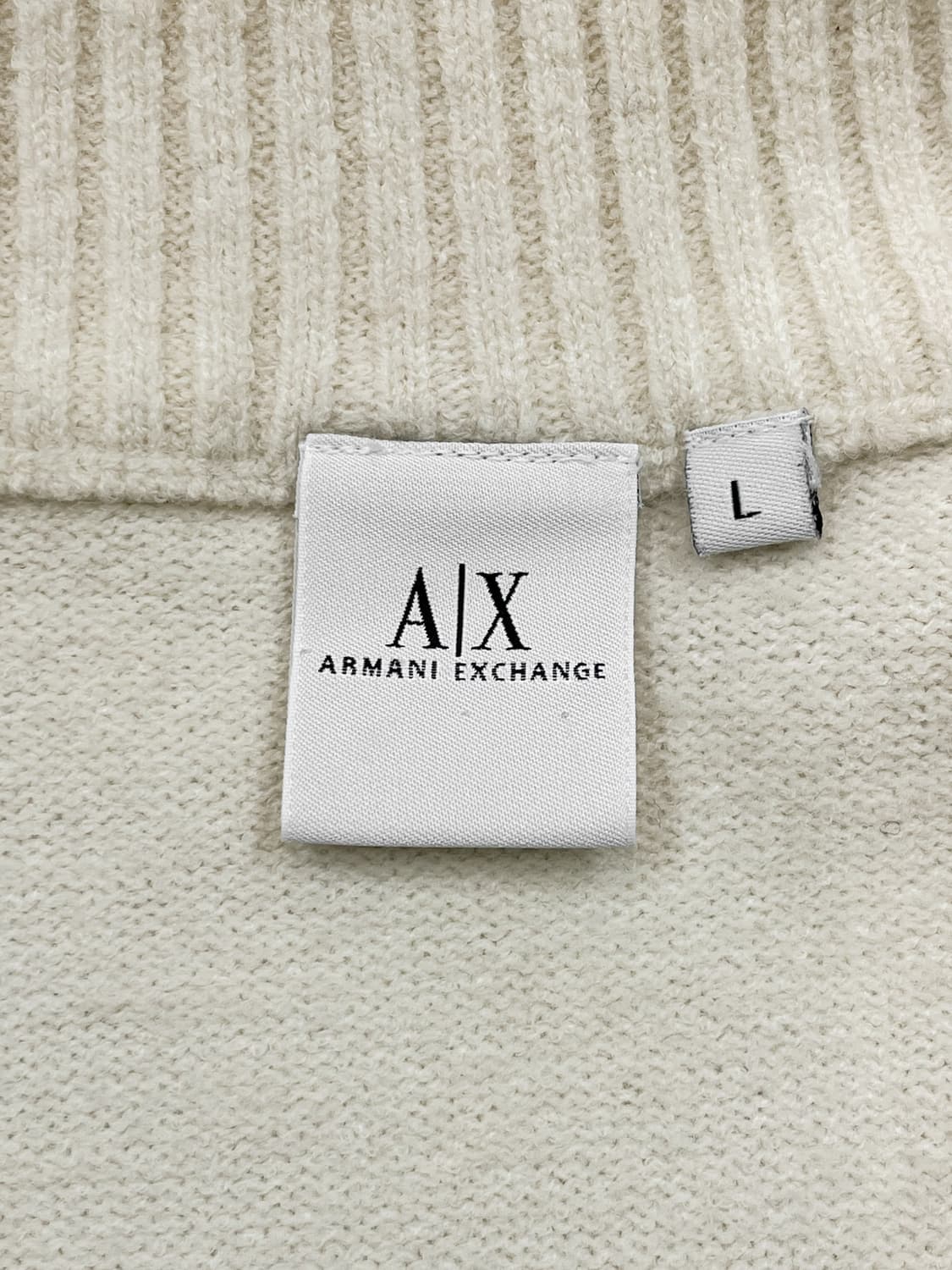 아르마니 익스체인지 레어 울 집 니트 상품이미지7