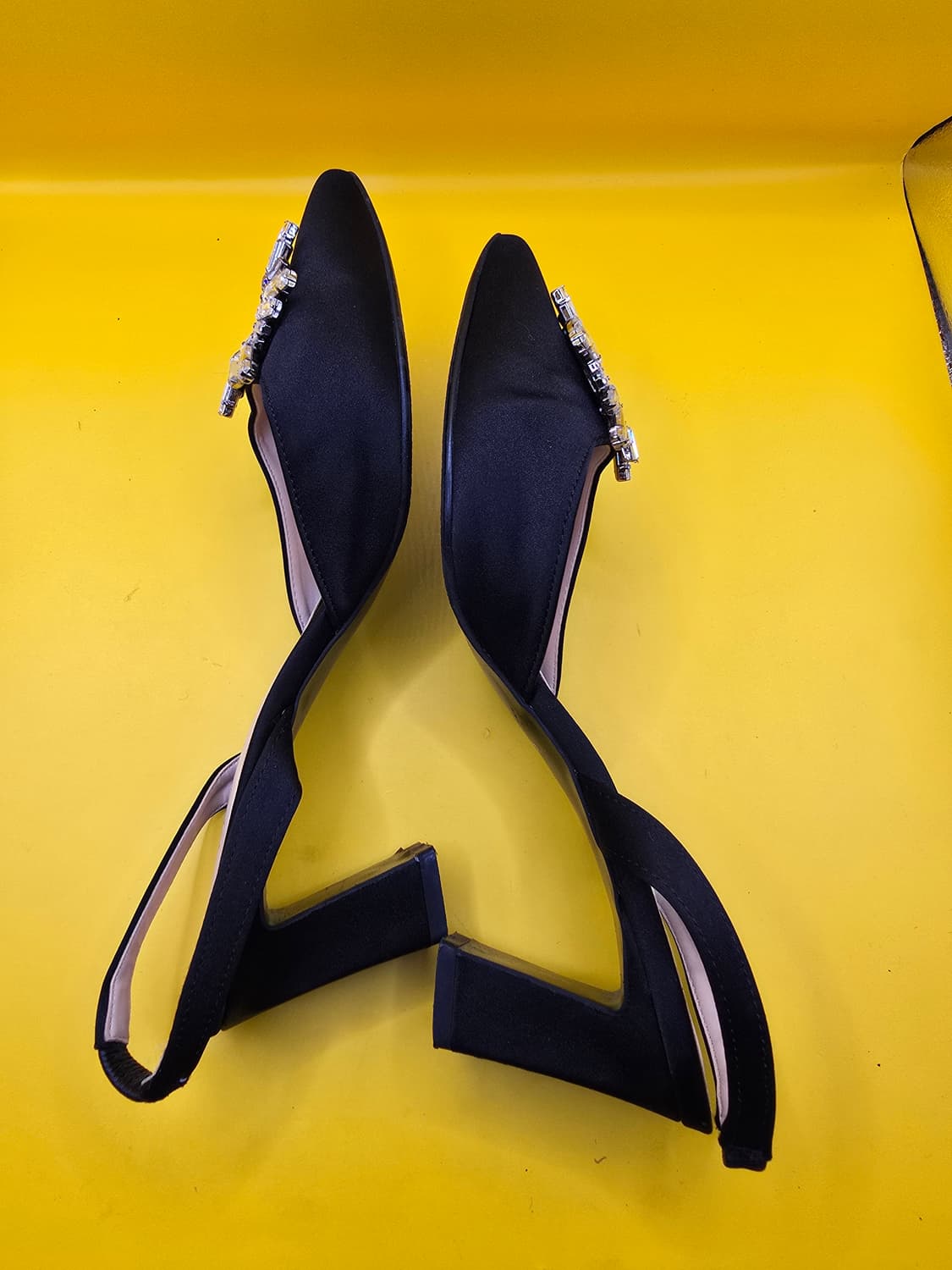 모리스 큐빅 슬링백 힐 (235) 상품이미지3