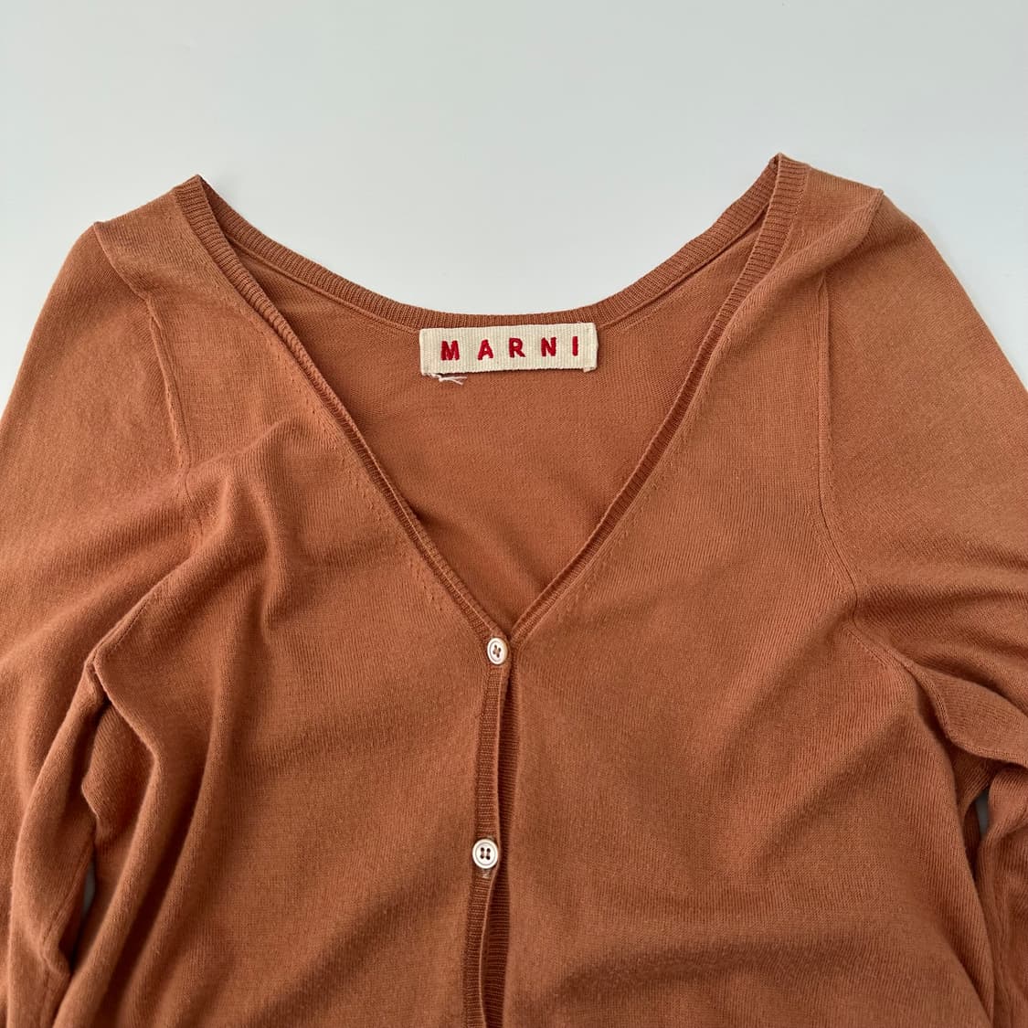 마르니 marni 허리셔링 디테일 가디건 상품이미지3