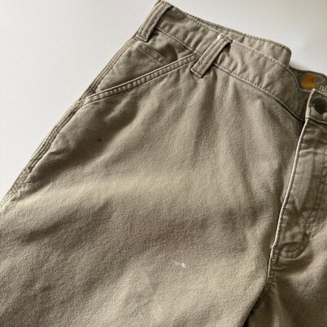 [38] Carhartt 칼하트 캔버스 카펜터 반바지 쇼츠 -19 상품이미지4