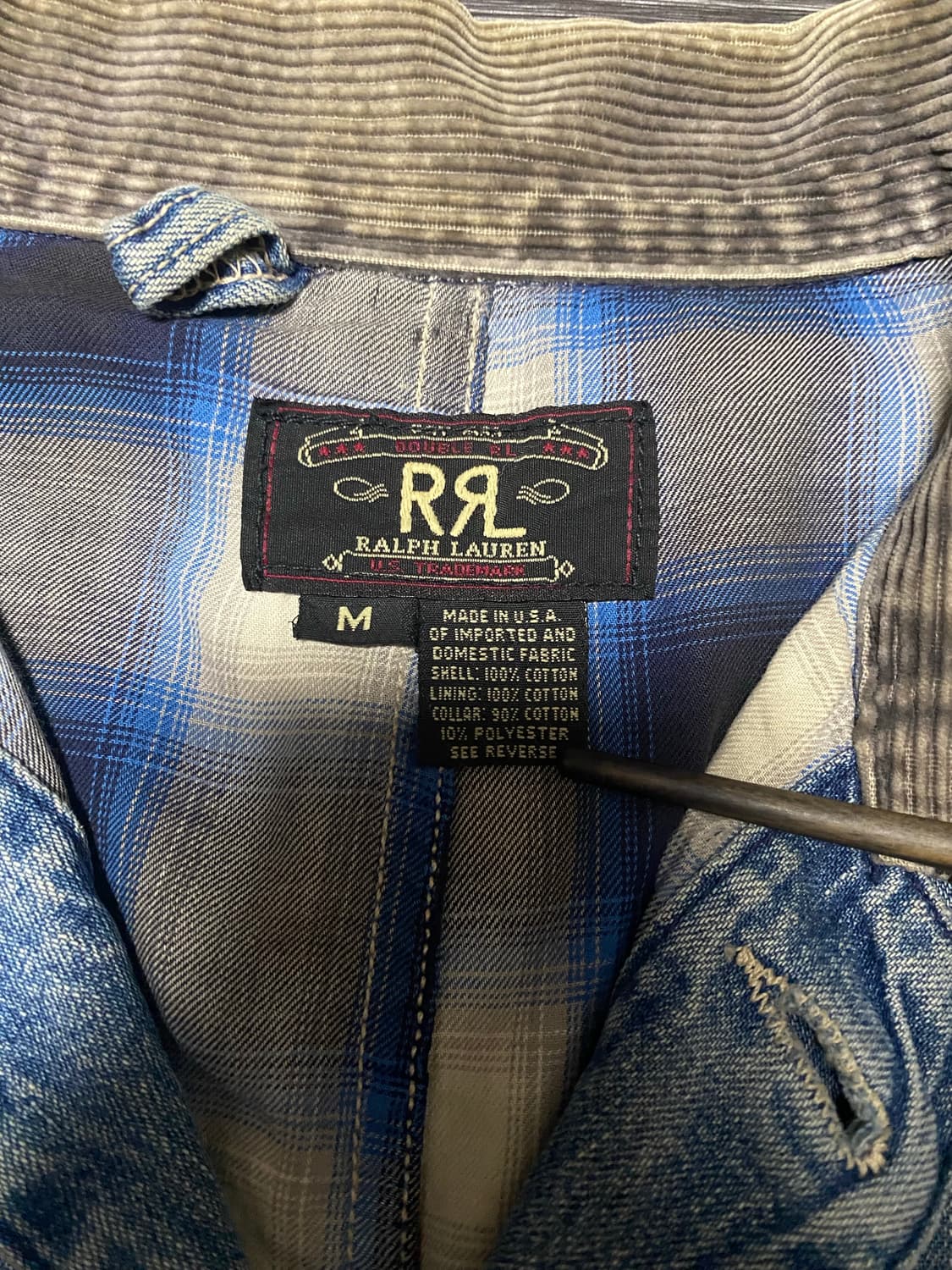 90s RRL@USA 더블알엘 랄프로렌 커버올 초어자켓 M 상품이미지2