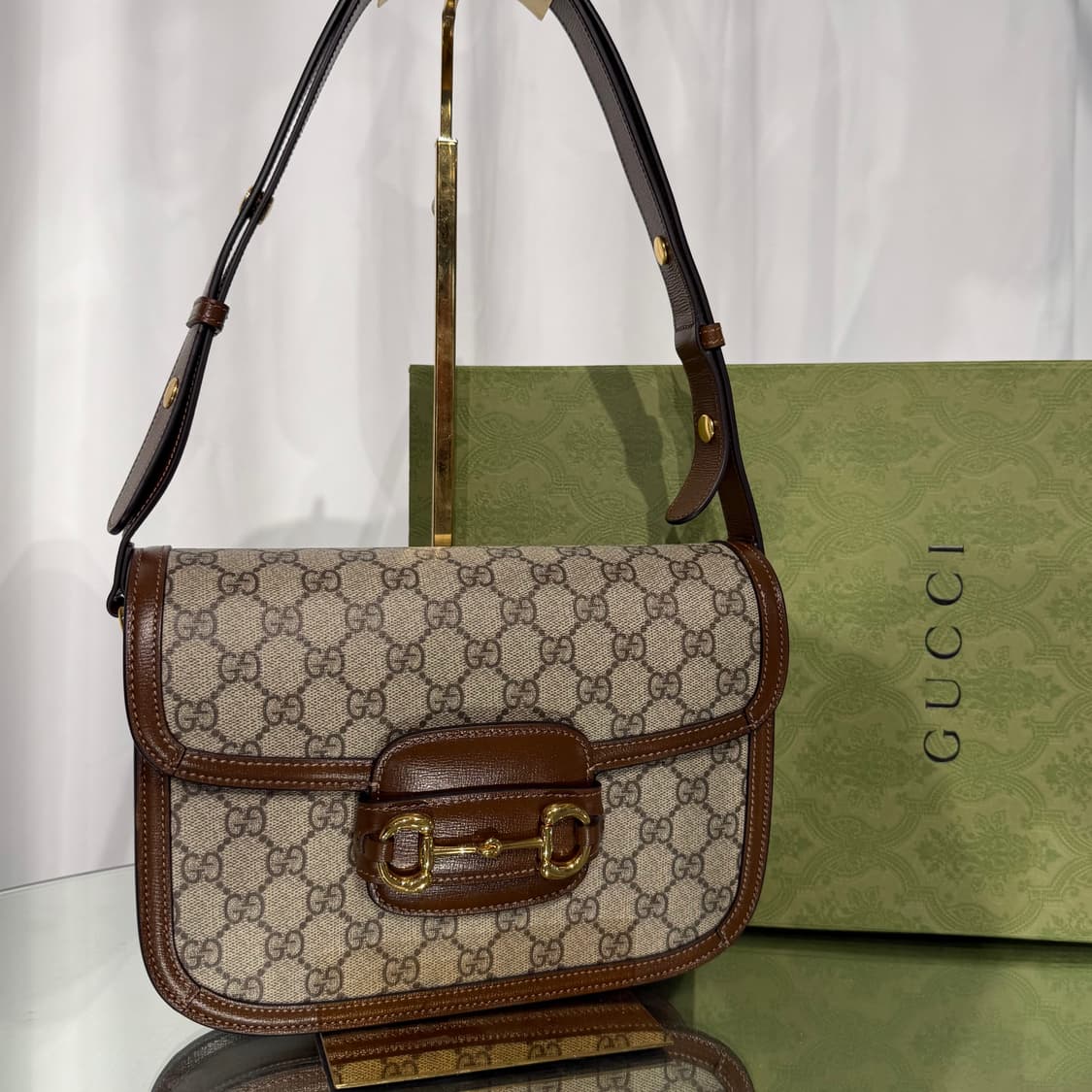 구찌 홀스빗 1955 숄더 크로스백 상품이미지3