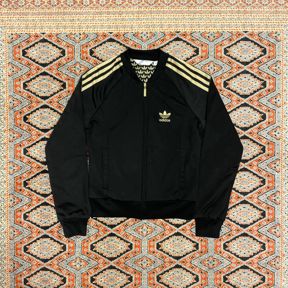 아디다스 메달리스트 골드 블랙 집업져지 여성90 상품이미지1