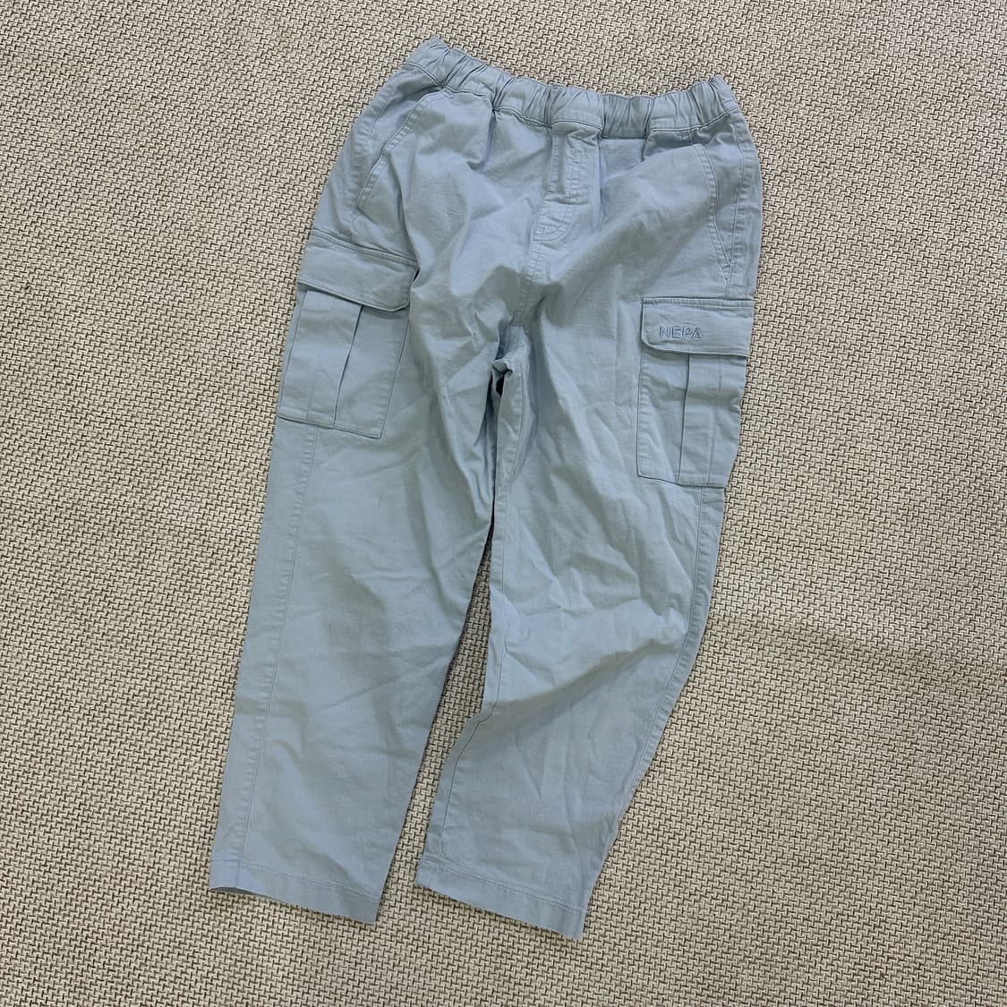 145 네파키즈 라이트블루 카고 팬츠 0408D 상품이미지1