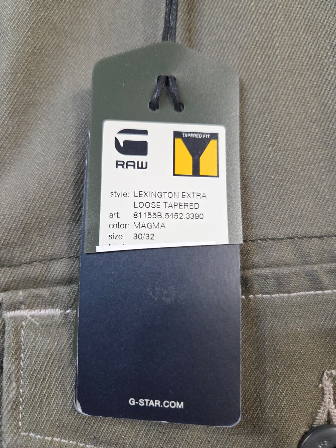 G-STAR RAW 카고 밀리터리 팬츠 카키(W30/L32) 상품이미지10