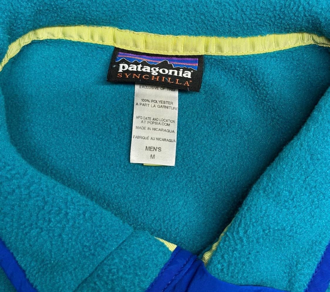 파타고니아 신칠라 빈티지 터콰이즈블루 M 상품이미지4