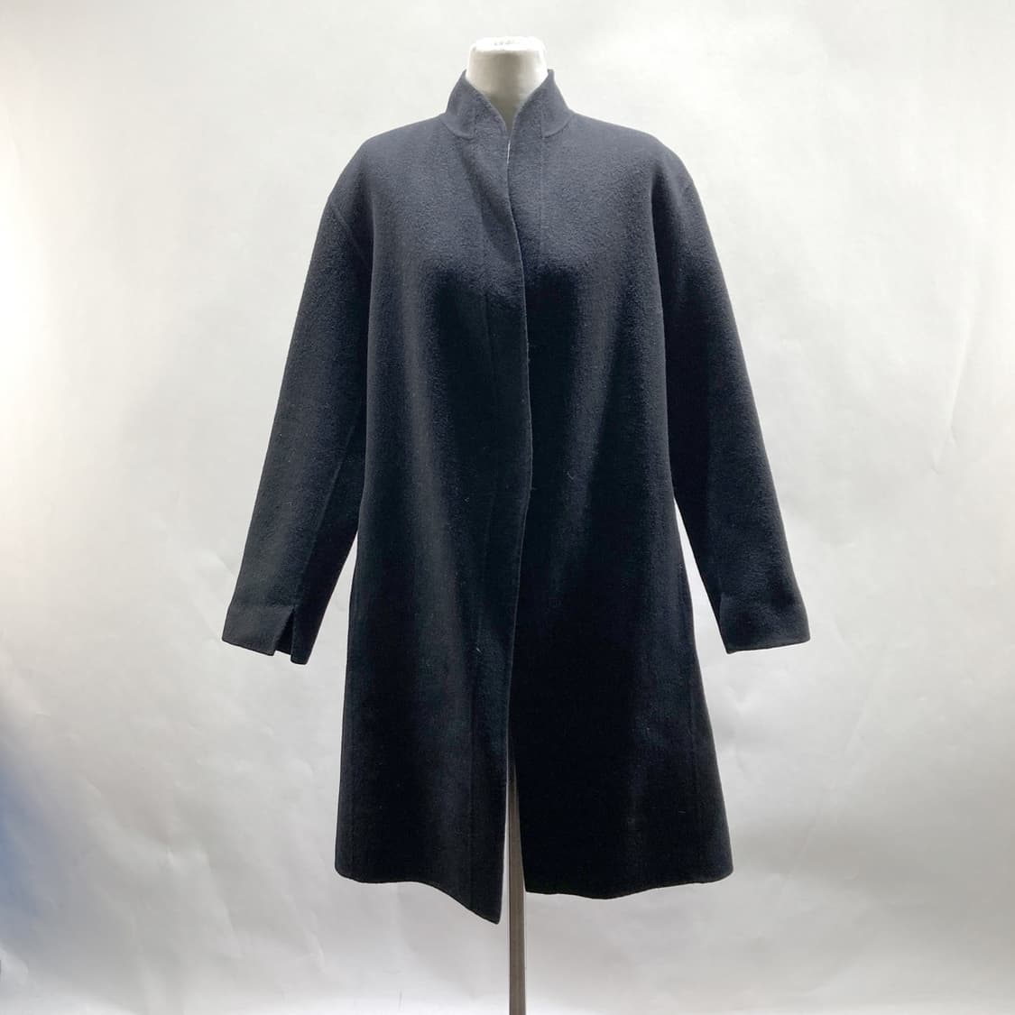 베네통 여성울캐시미어코트 블랙 42사이즈 상품이미지1