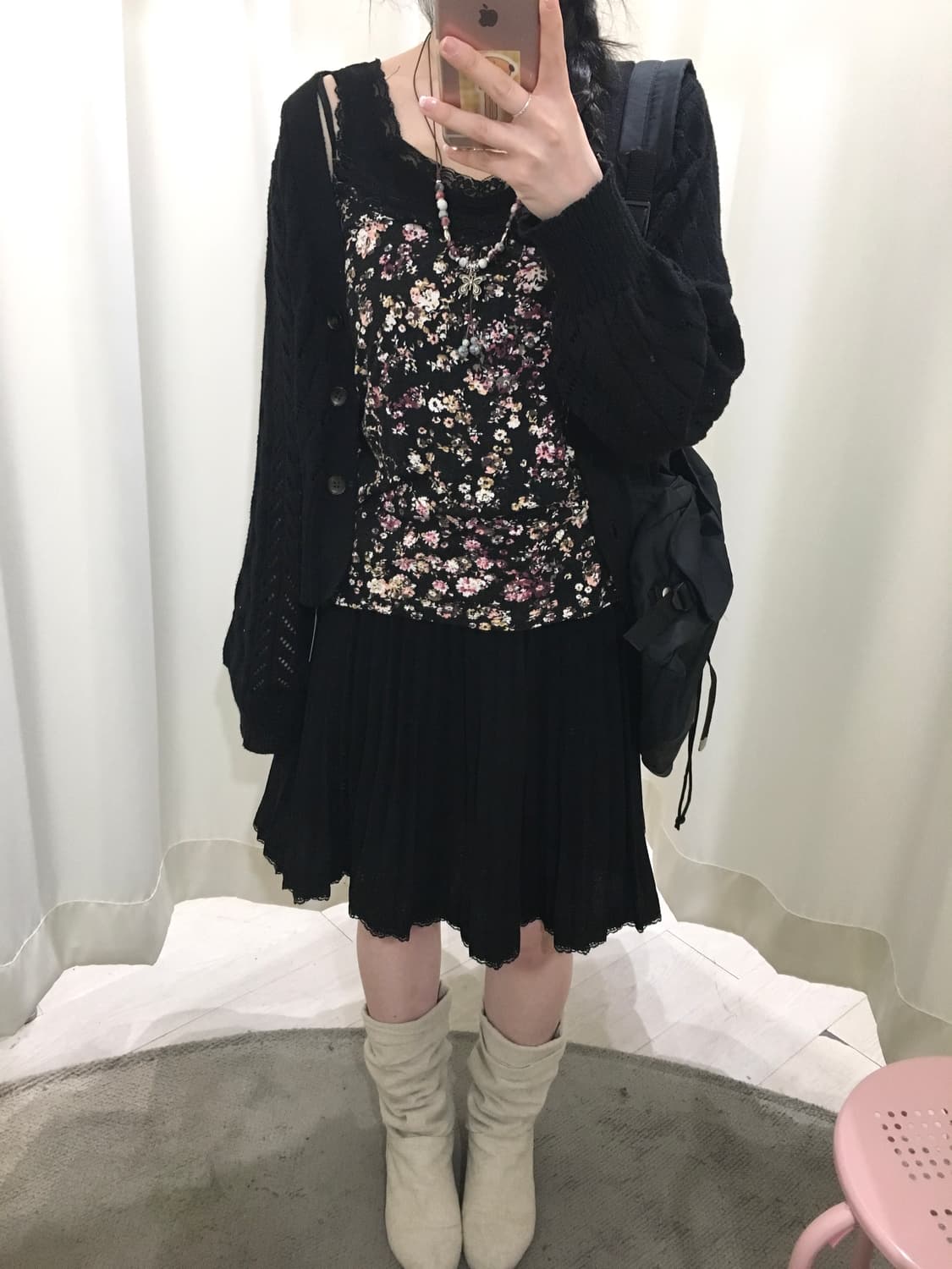 lace pleats skirt 상품이미지5