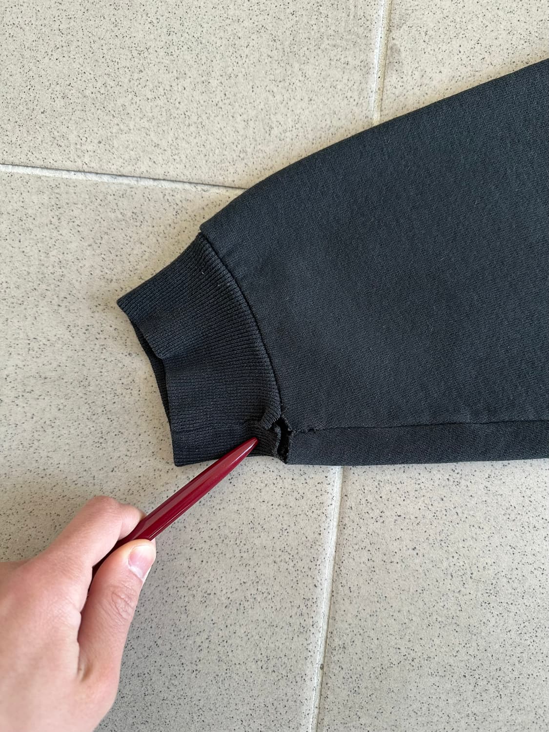 90s 빈티지 러셀 후드집업 블랙 XL 상품이미지7