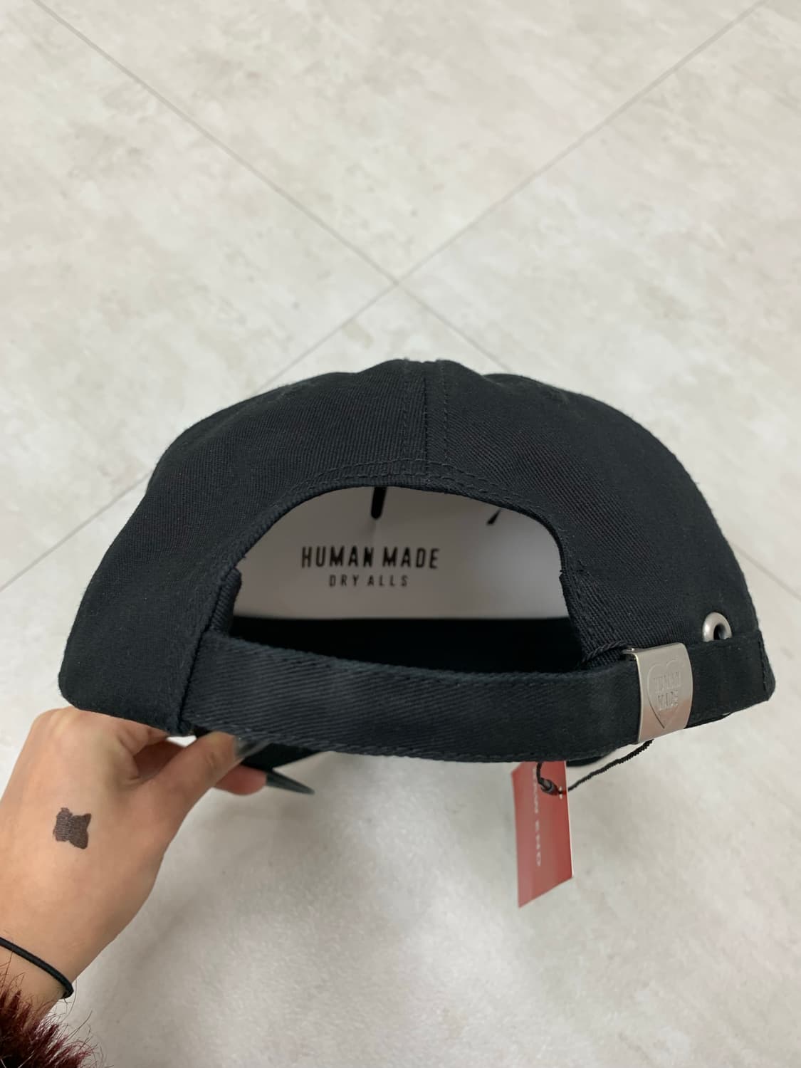 휴먼메이드 블랙 레터링 디테일 볼캡 #297 상품이미지4