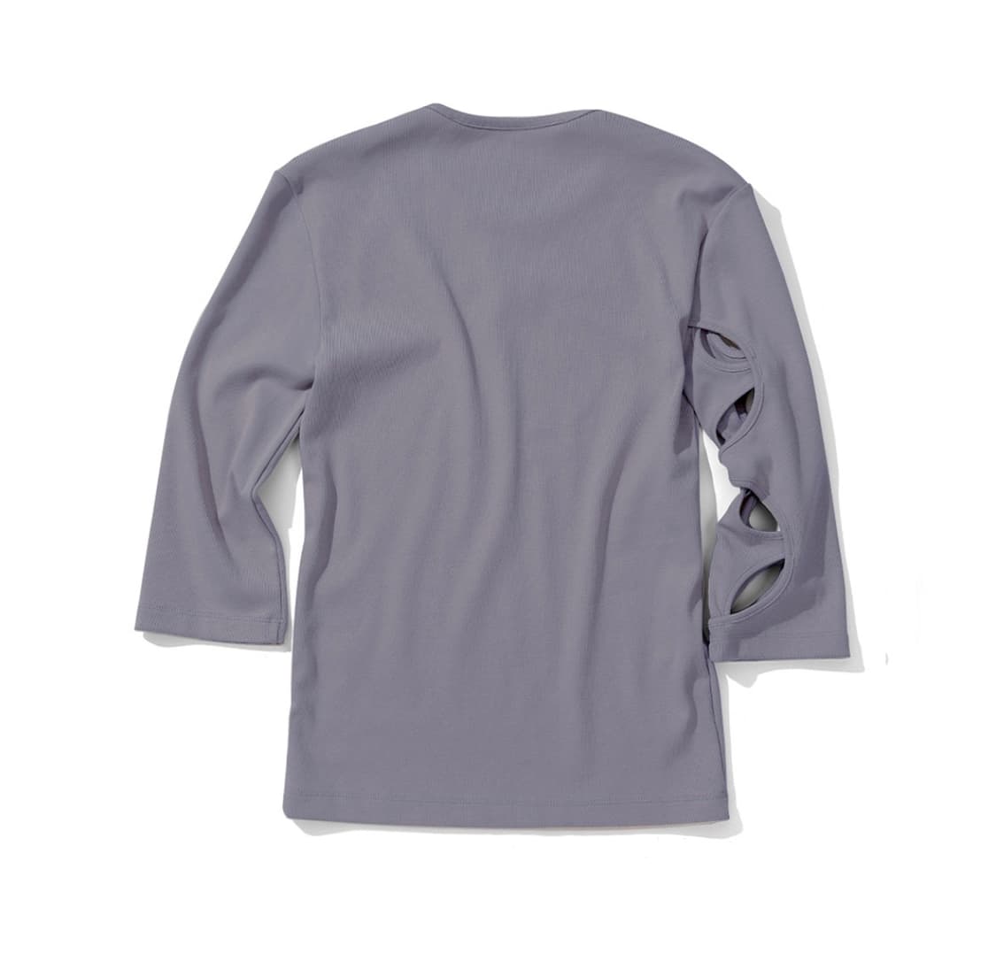오들리워크샵 3-Quarter Cutout Tee, Periwinkle 상품이미지2