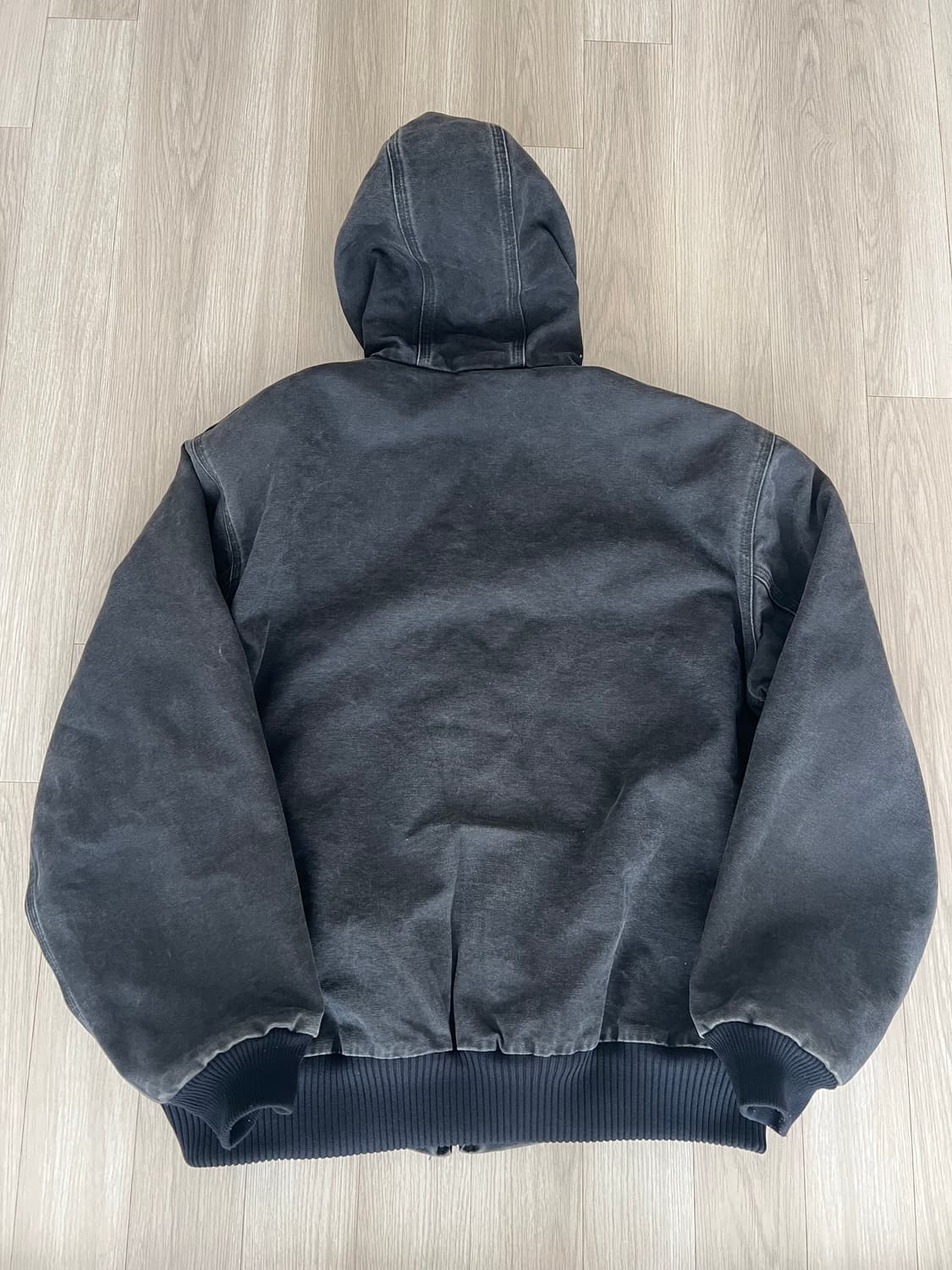 (L)칼하트 J130 BLK 블랙 빈티지 액티브 자켓 상품이미지2