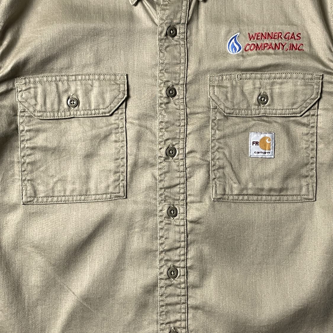 CARHARTT 칼하트 빈티지 베이지 코튼 워크셔츠 A00415 상품이미지2