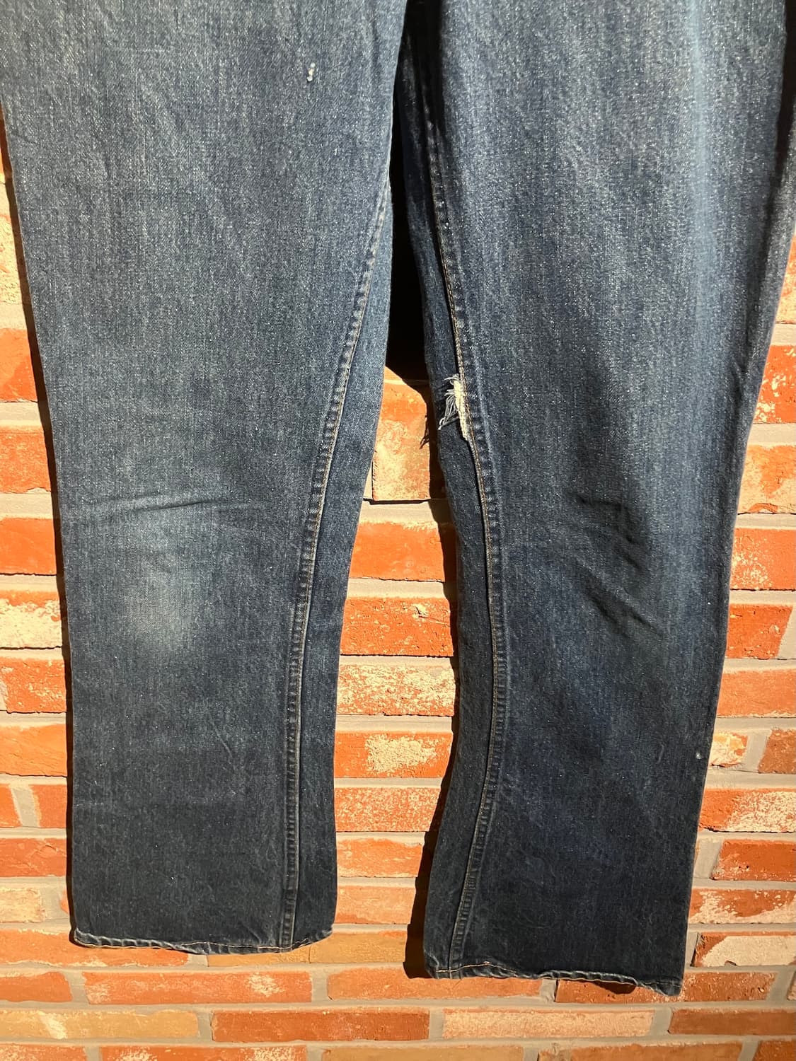 80s USA 빈티지 리바이스 646 벨바텀 데님 팬츠 상품이미지4