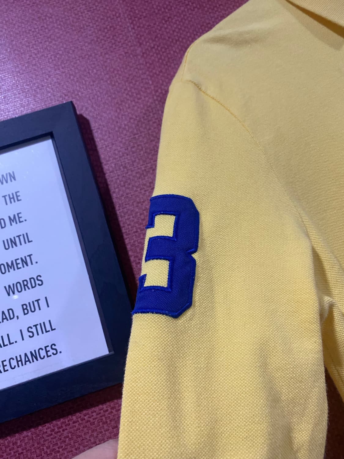 폴로 랄프로렌 옐로우 긴팔 카라티 M 상품이미지6