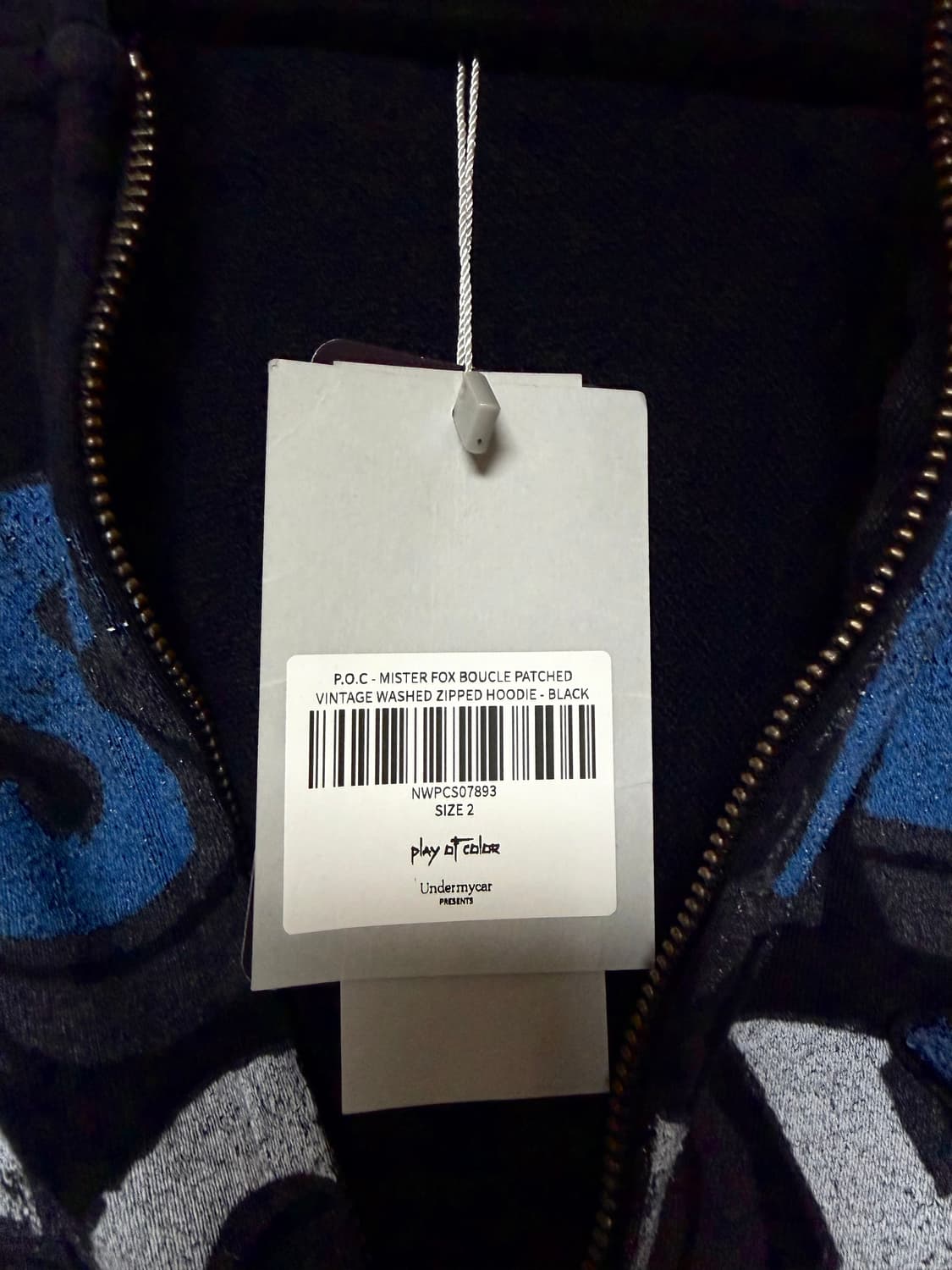 [2] 언더마이카 미스터 폭스 워시드 후드집업 상품이미지4