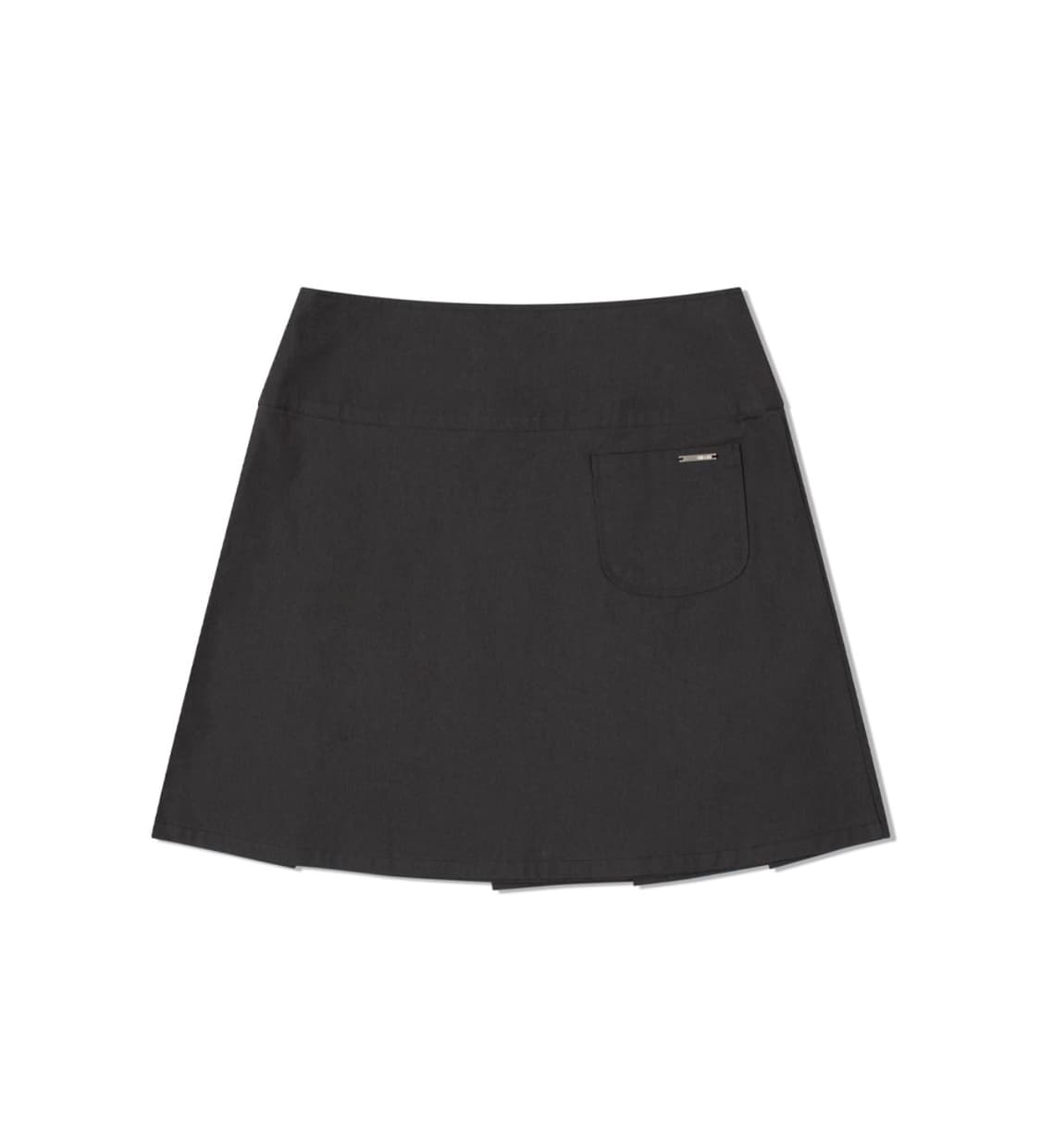 미세키서울 미디 랩 스커트 차콜 색상 1사이즈 판매 상품이미지2