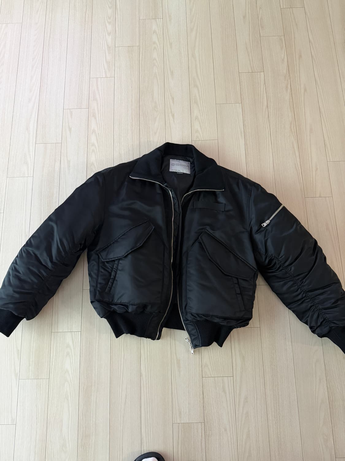 벨리에 랜더 플라이트 자켓 블랙 100 상품이미지1