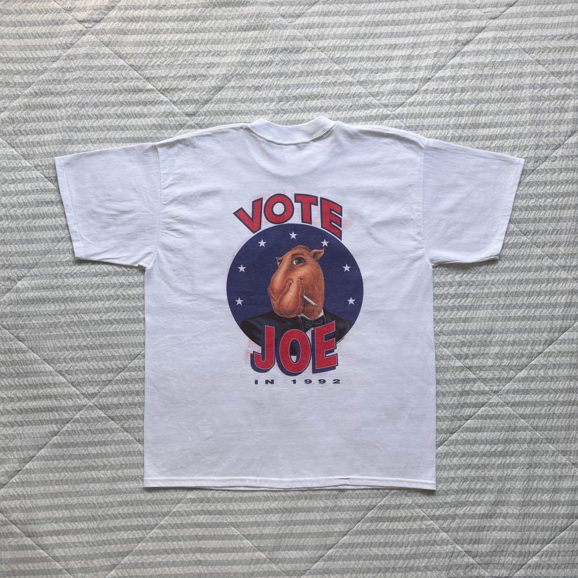 90s 빈티지 카멜 Joe Vote 프로모 티셔츠 상품이미지1