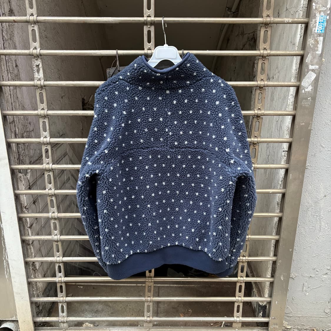 [M] 파타고니아 블루 폴카닷 스냅 후리스 상품이미지2