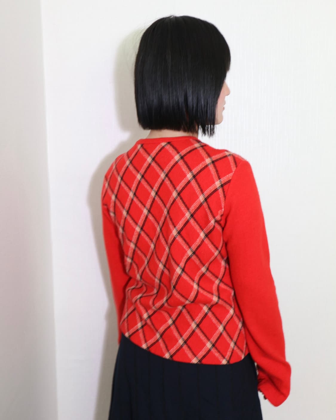 Tricot 2001 Red knit 상품이미지9
