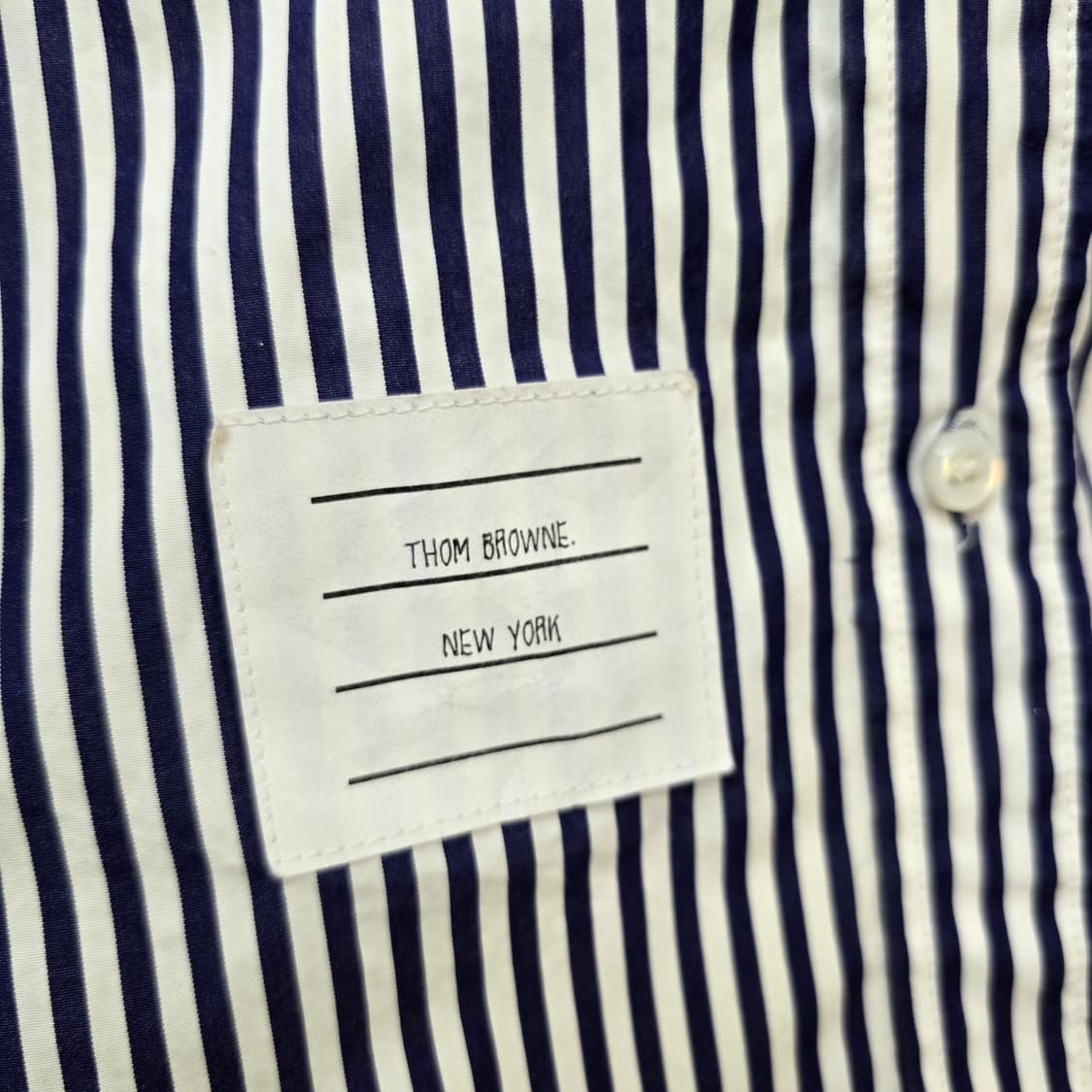 톰브라운 히든 삼선 스트라이프 셔츠 38사이즈 판매 상품이미지4