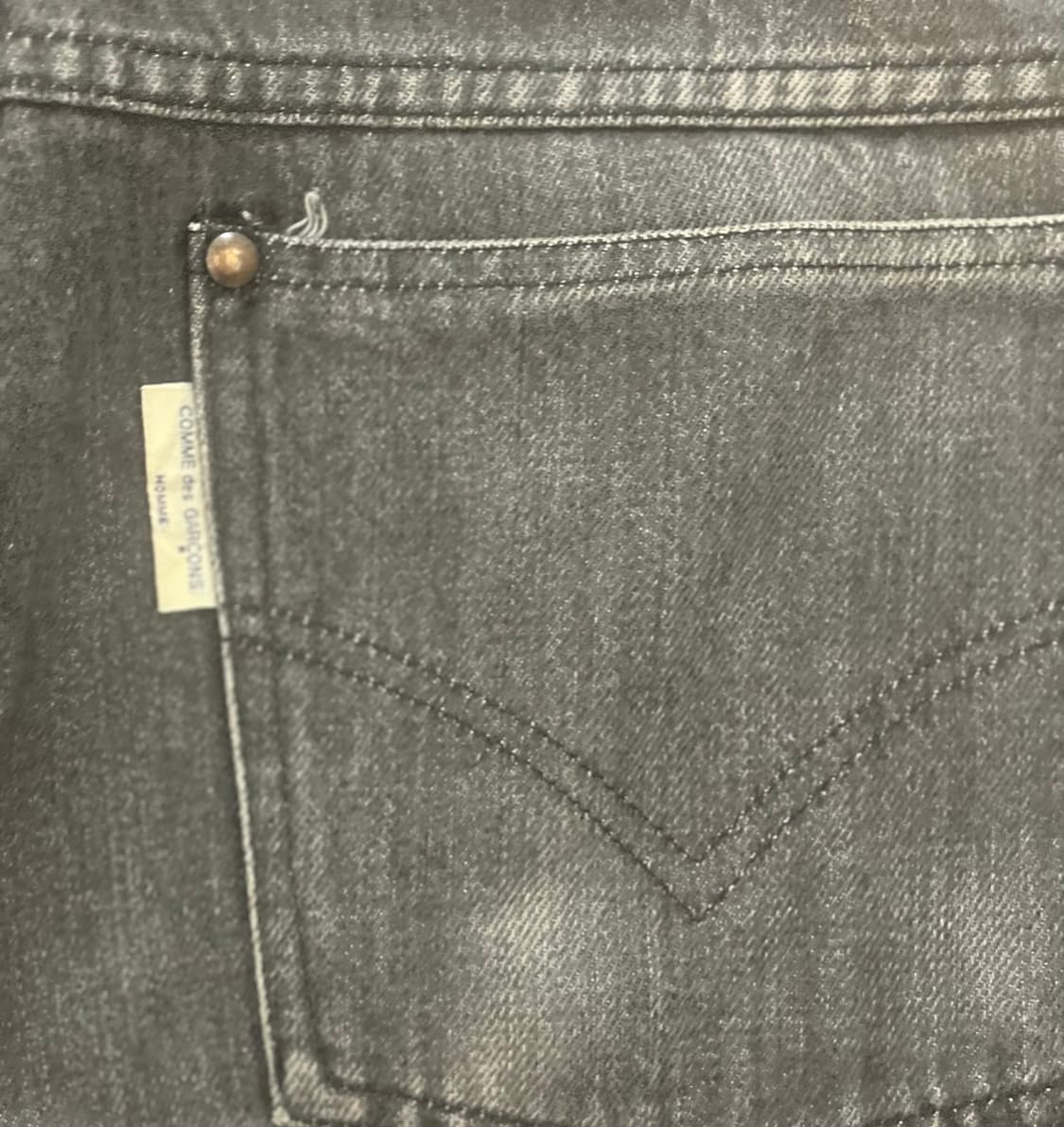 꼼데가르송 옴므 (데카옴므) 흑청 상품이미지3