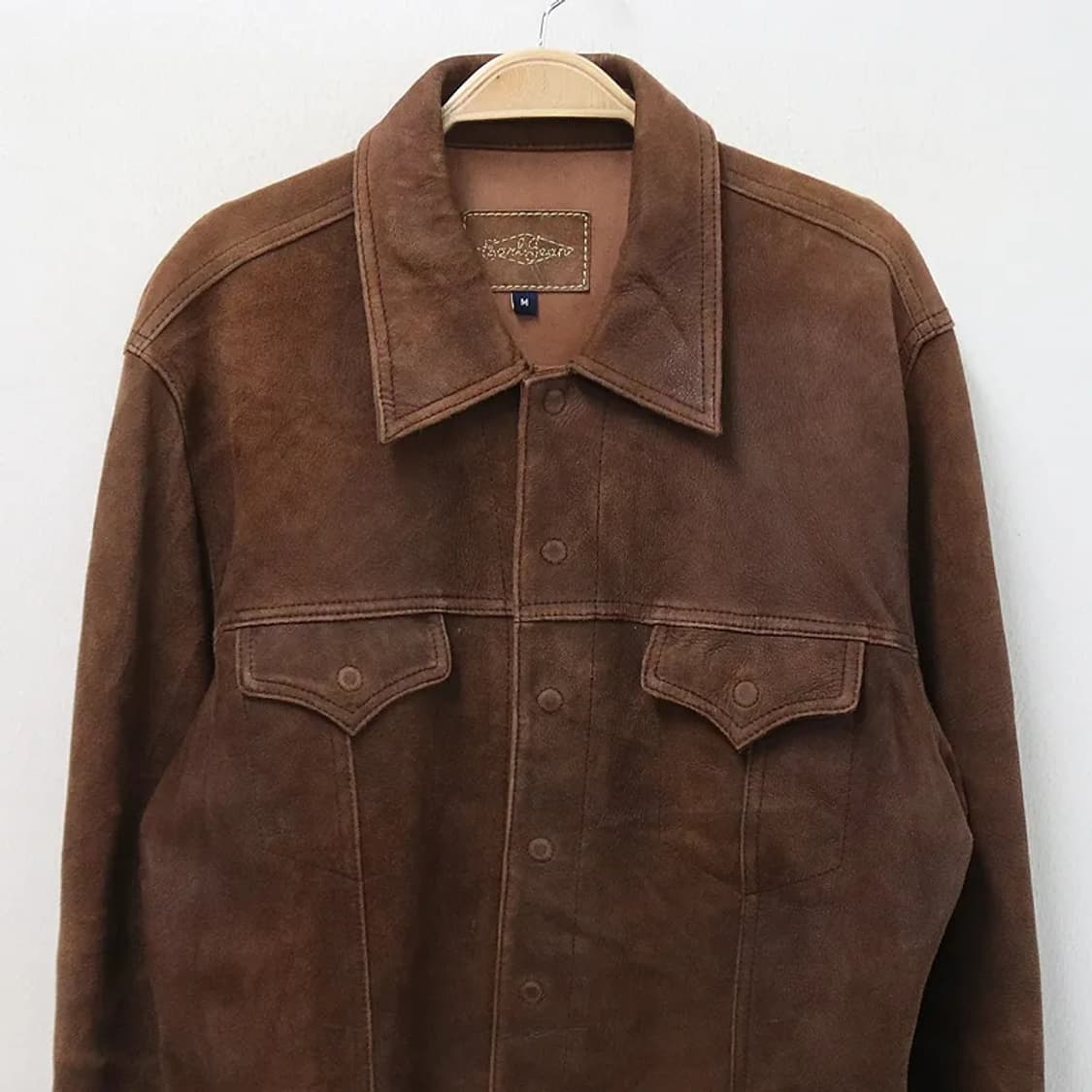 Earl Jean 얼진 y2k 스웨이드 레더 자켓 64252 상품이미지3