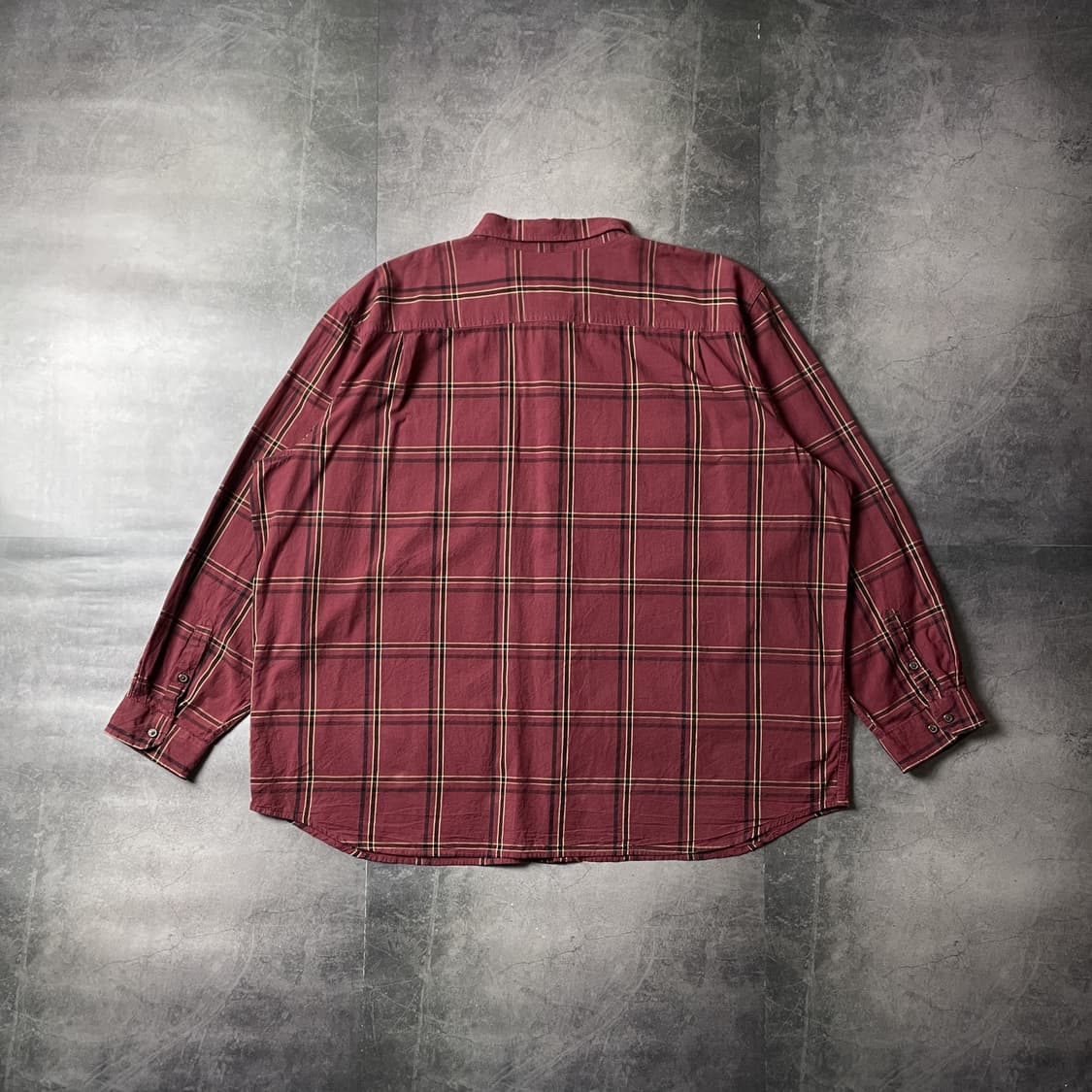 CARHARTT 칼하트 빈티지 와인 체크 코튼 워크 셔츠 A00457 상품이미지6