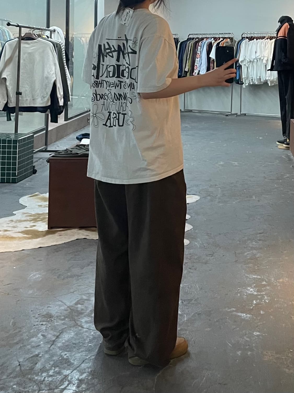 스투시 썸머 LB 화이트 반팔 H2479 상품이미지2