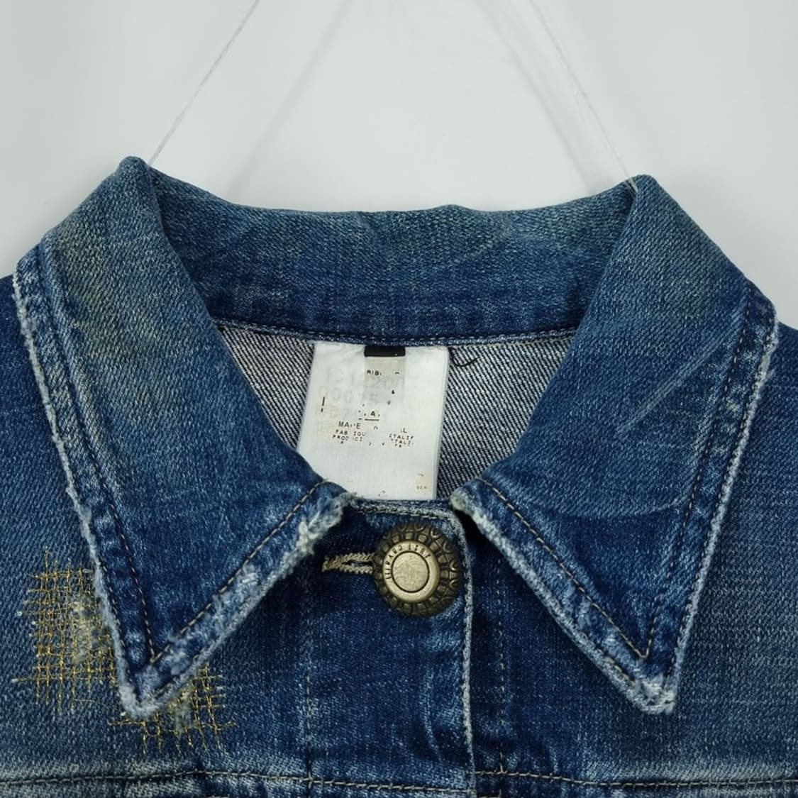 [저스트까발리] 뒷판 레이스 빈티지 데님 자켓 P01308 상품이미지10