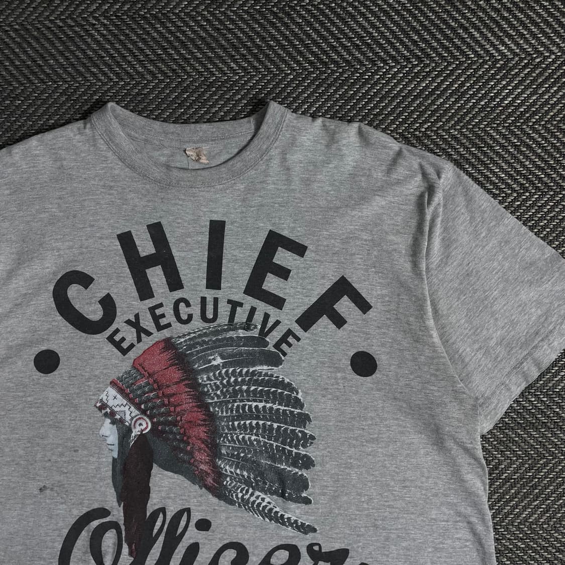 빈티지 인디언 프린팅 박시핏 티셔츠o 3664 상품이미지4