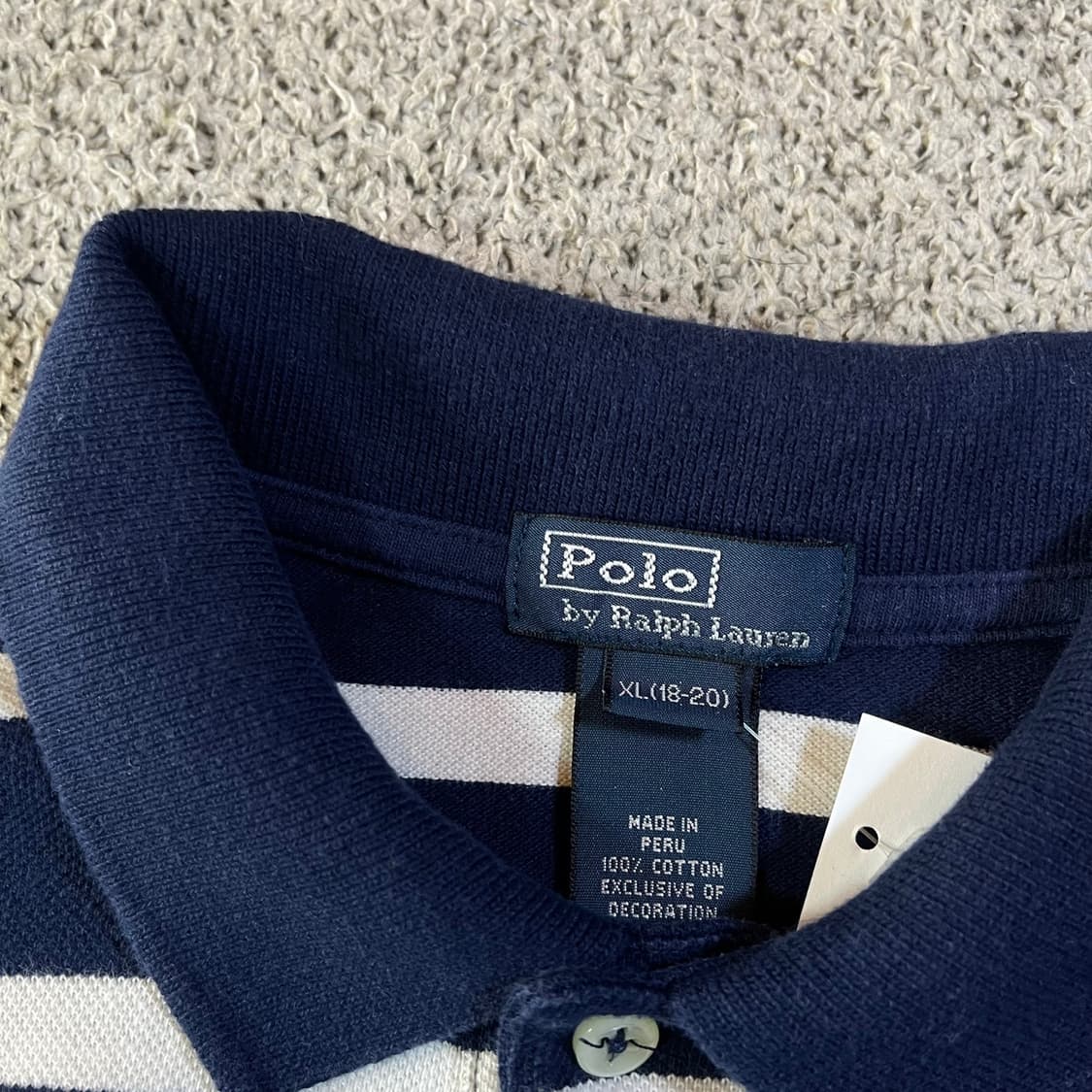 폴로 랄프로렌 스트라이프 피케이 반팔 상품이미지4