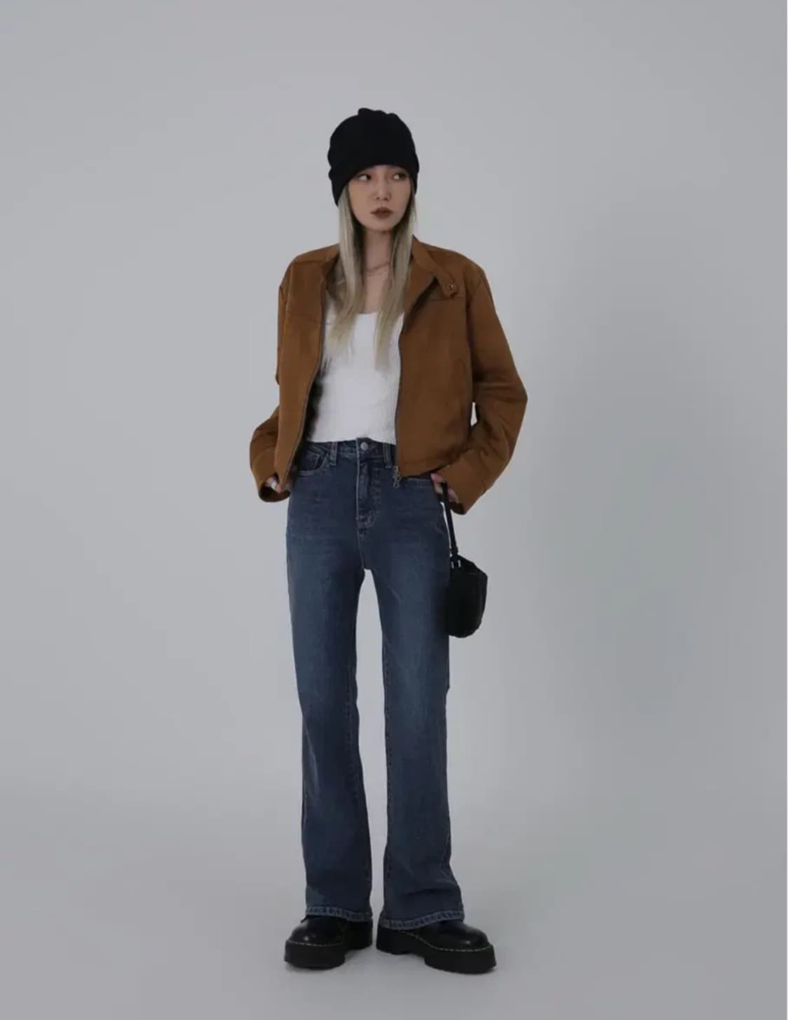 블랙업 슬림 부츠컷 상품이미지1